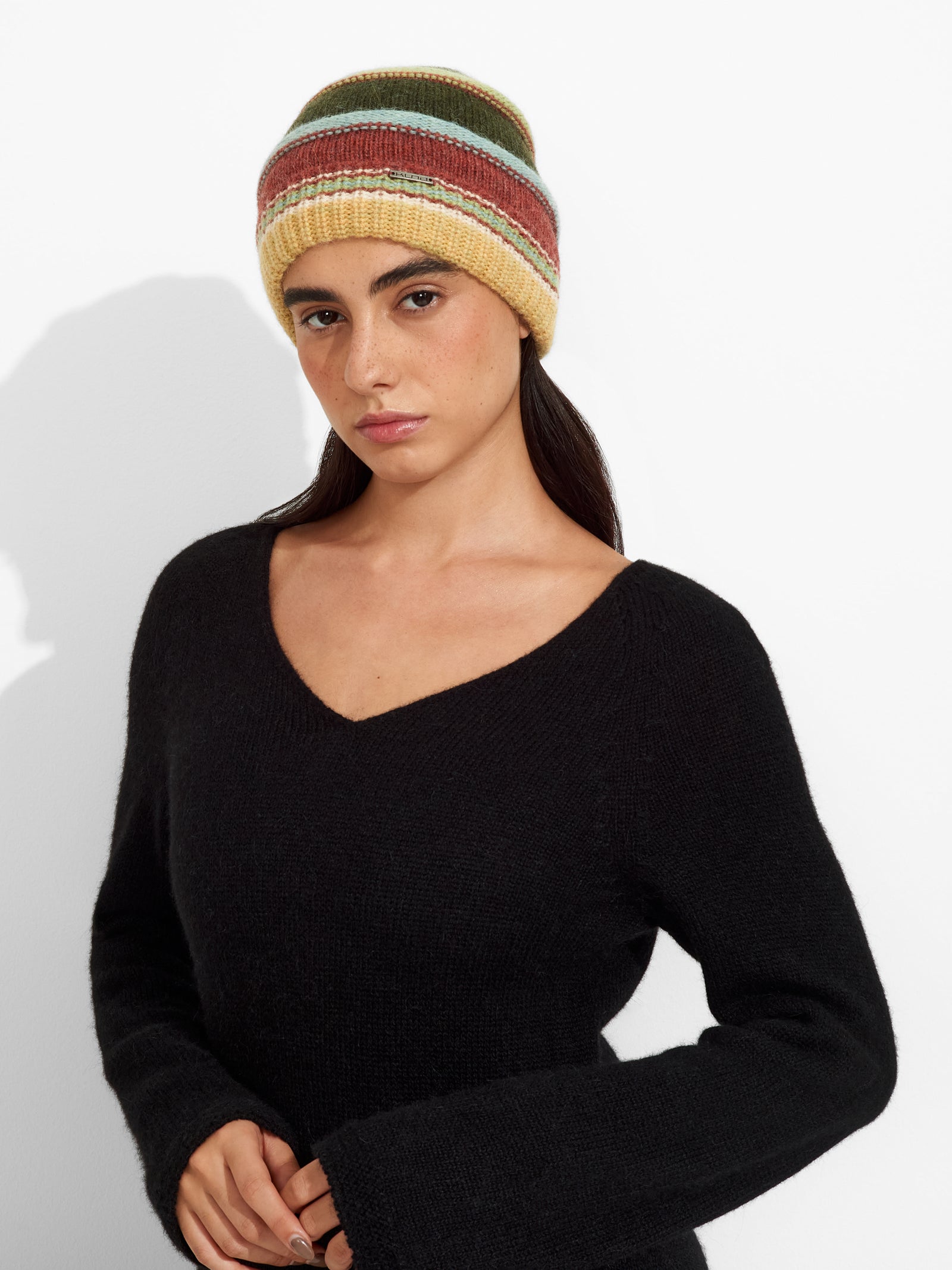 Gorro Zanni De Baby Alpaca Color Rojo