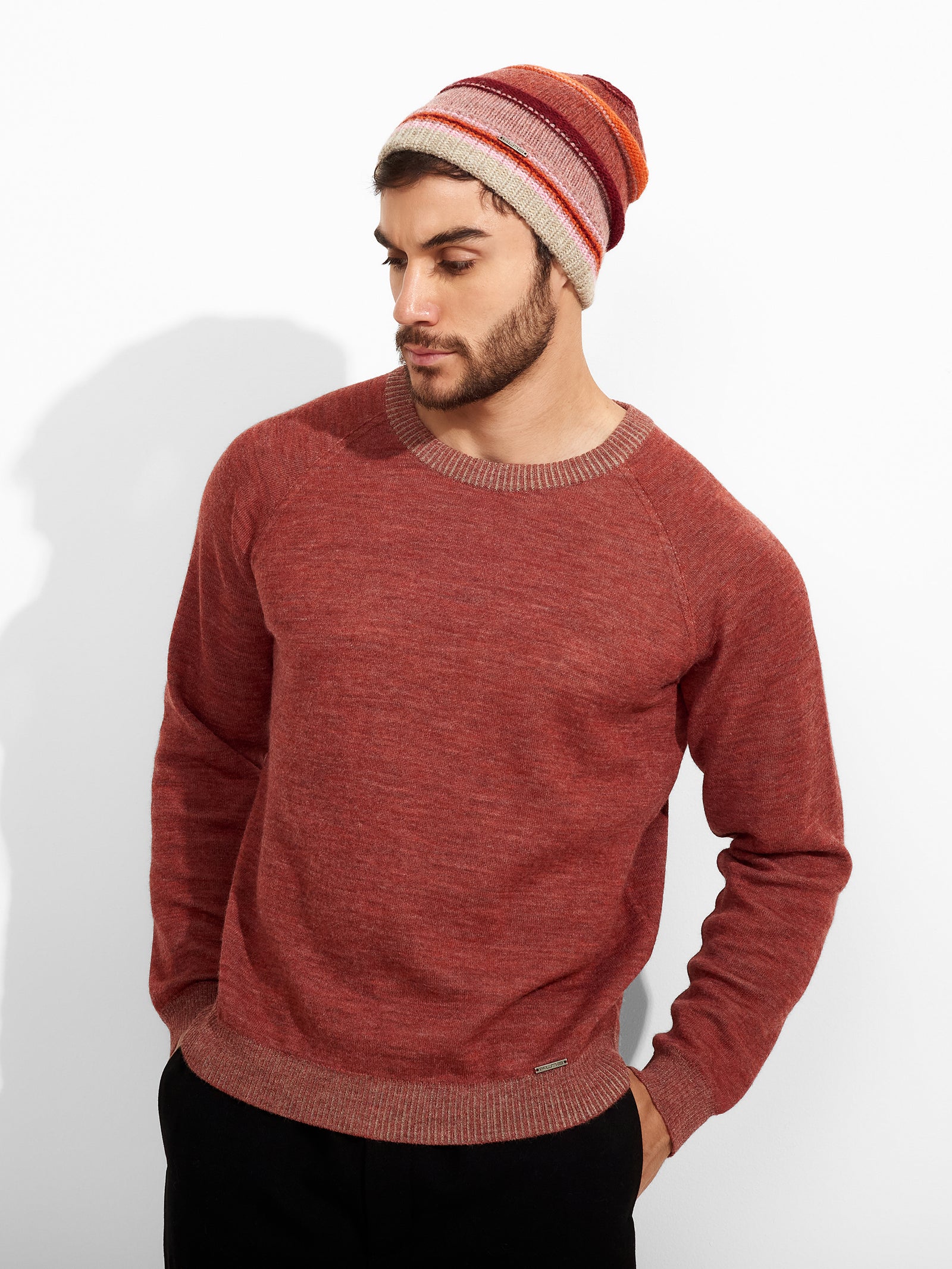 Gorro Zanni De Baby Alpaca Color Rosado