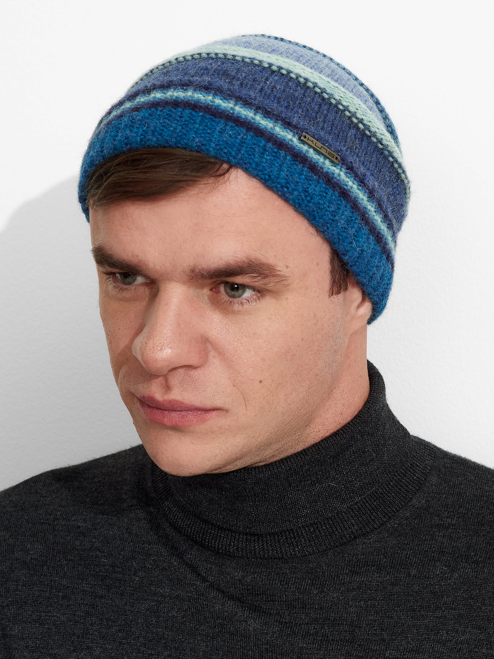 Gorro Zanni De Baby Alpaca Color Azul