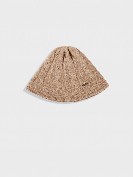 Gorro Zuzette De Baby Alpaca Color Marrón
