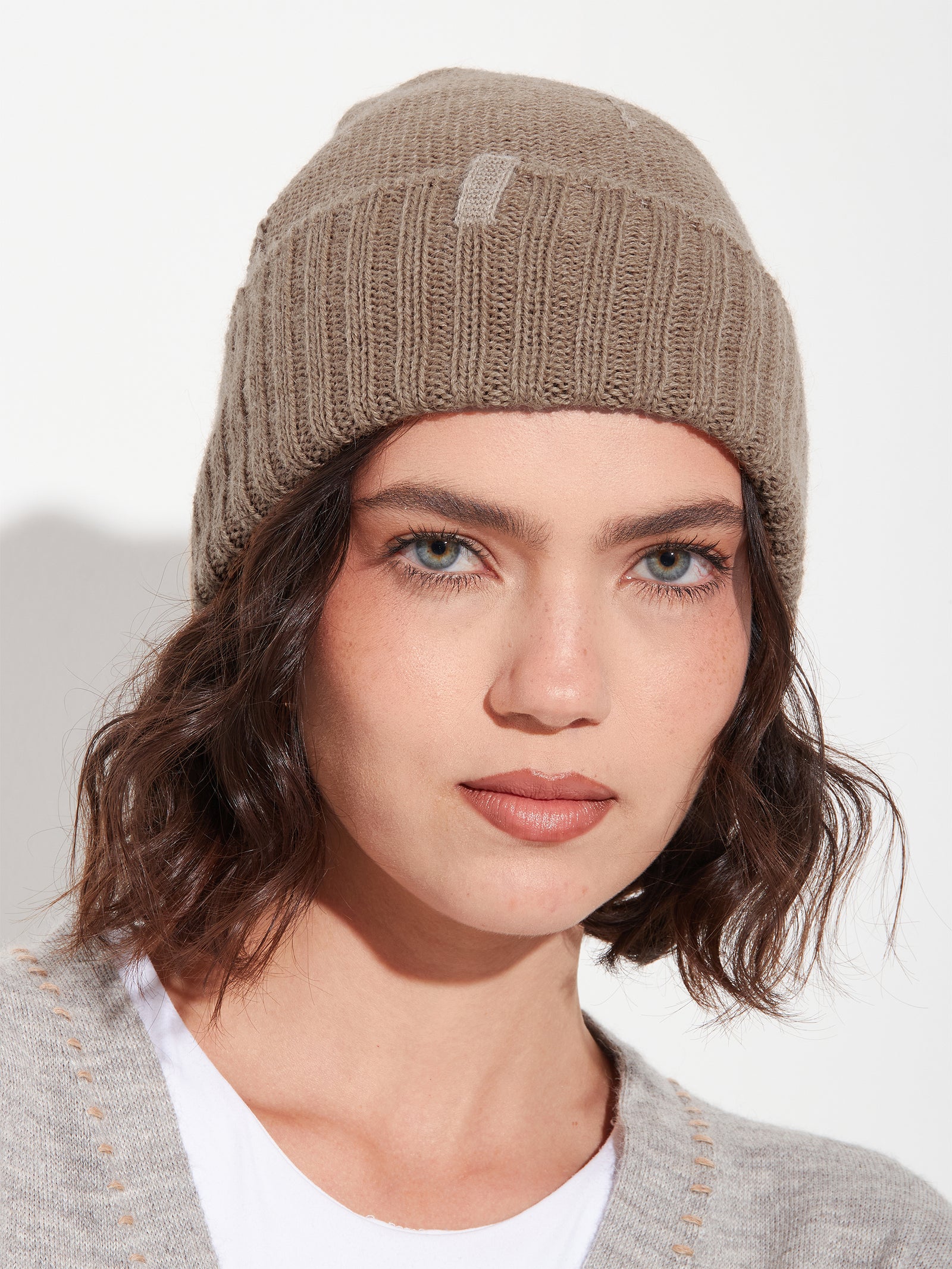 Camel Baby Alpaca Beanie Hat