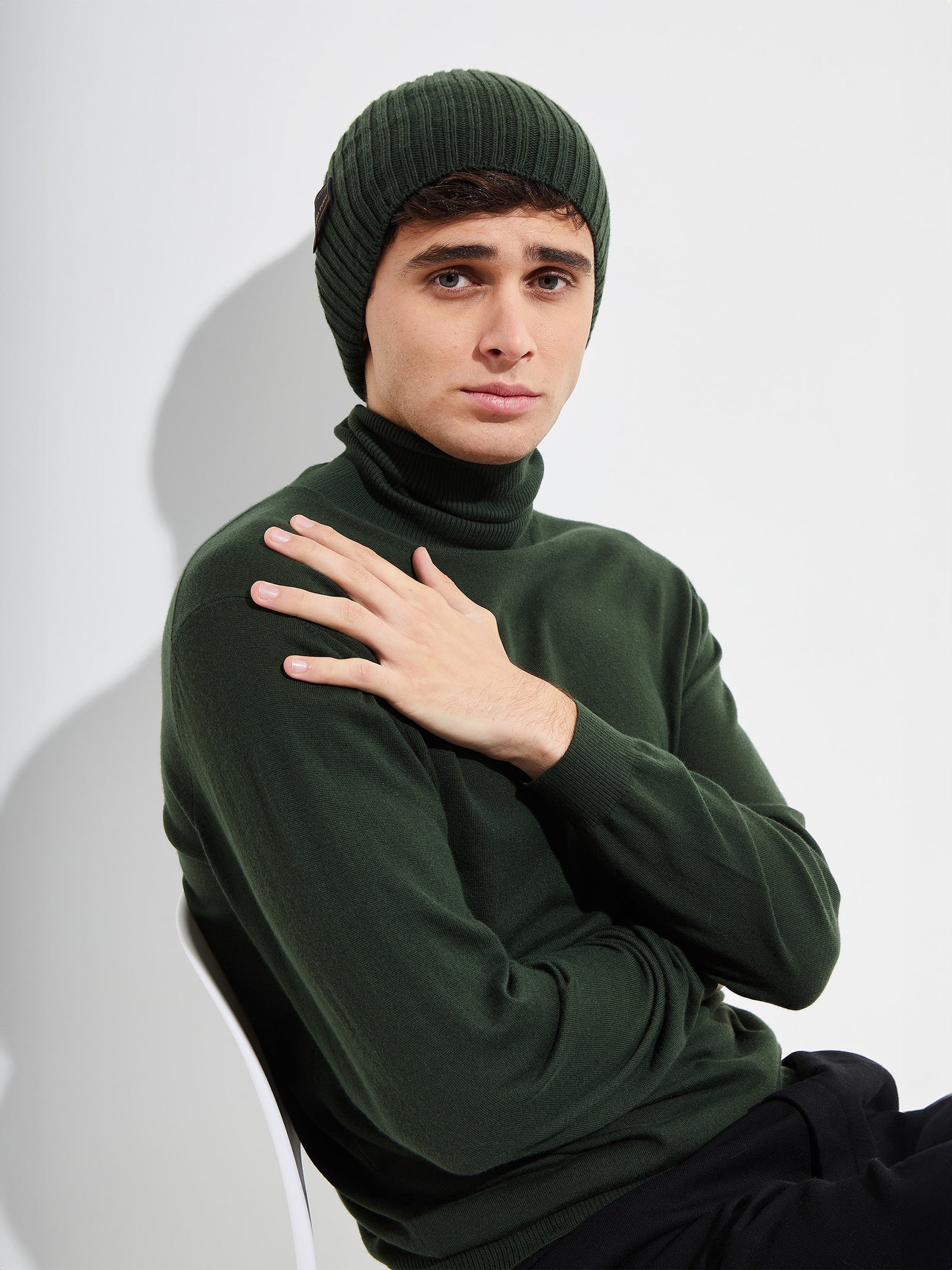 Benji Beanie Vicuña Color Green