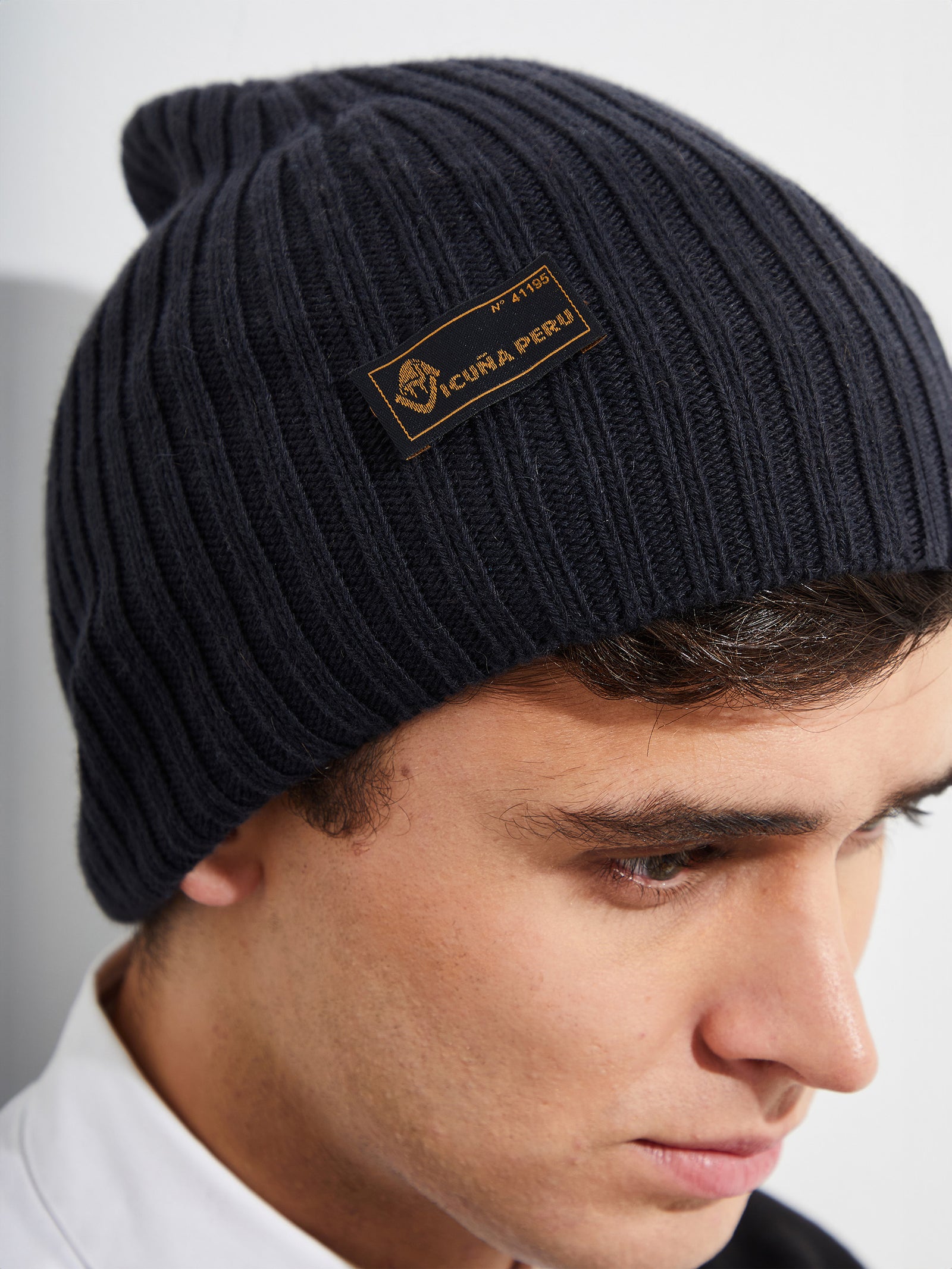 Benji Hat in Vicuña Color Blue