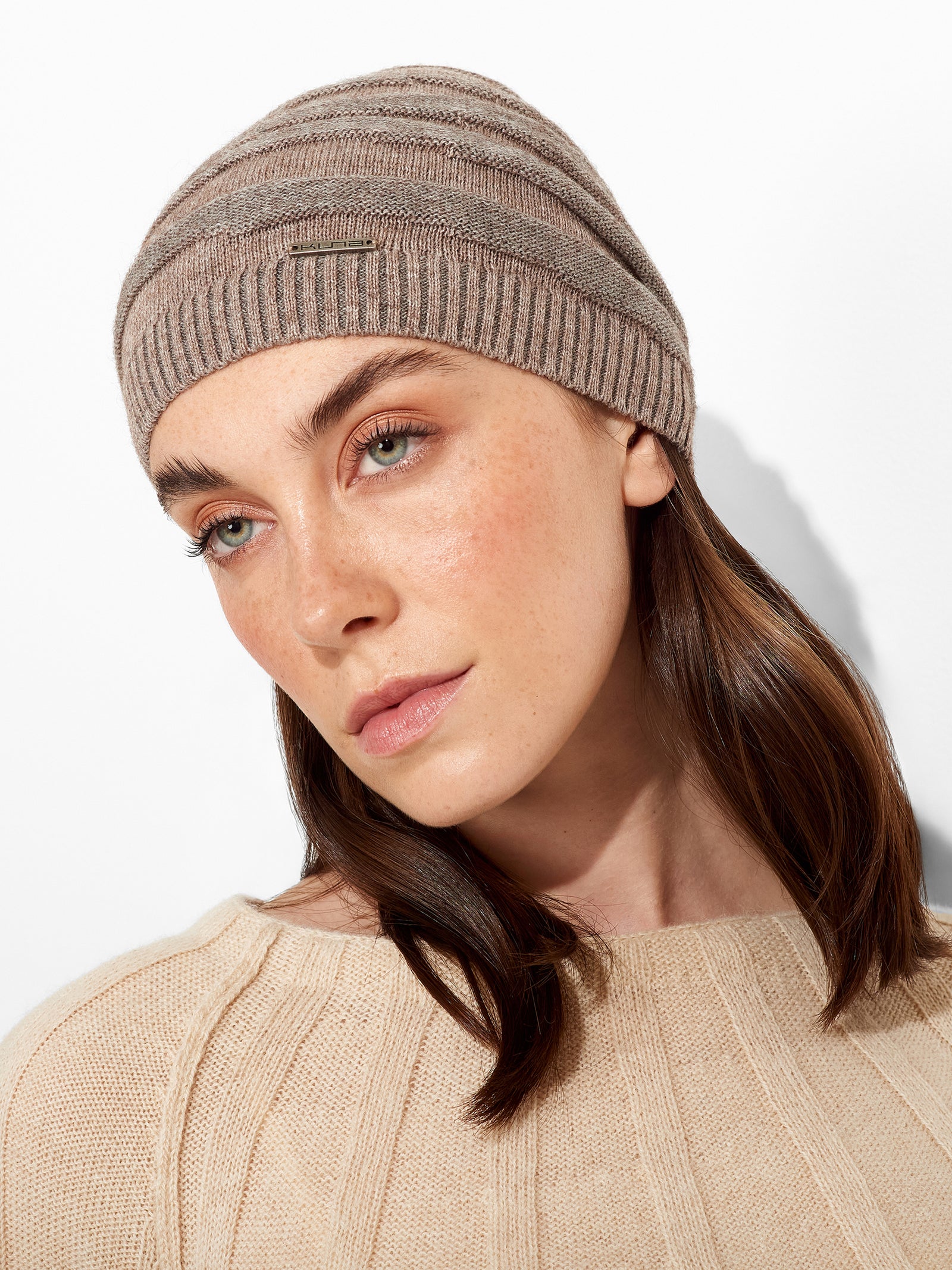 Zion Grey Cotton Beanie