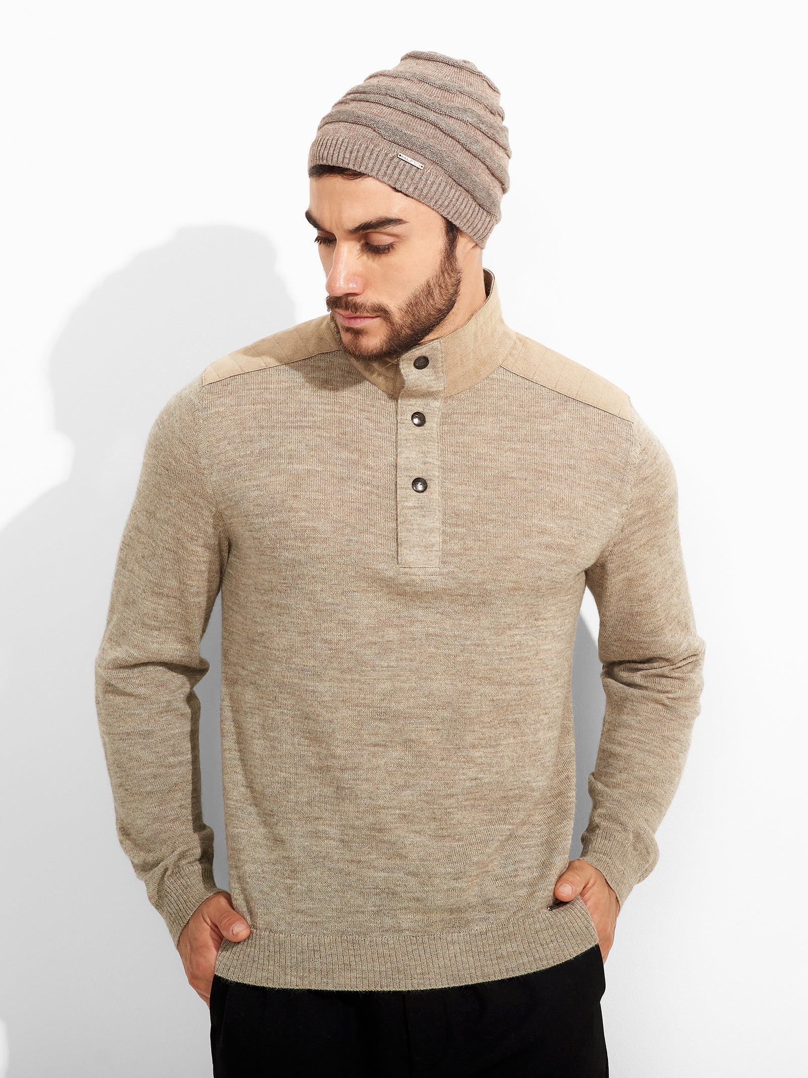 Zion Grey Cotton Beanie