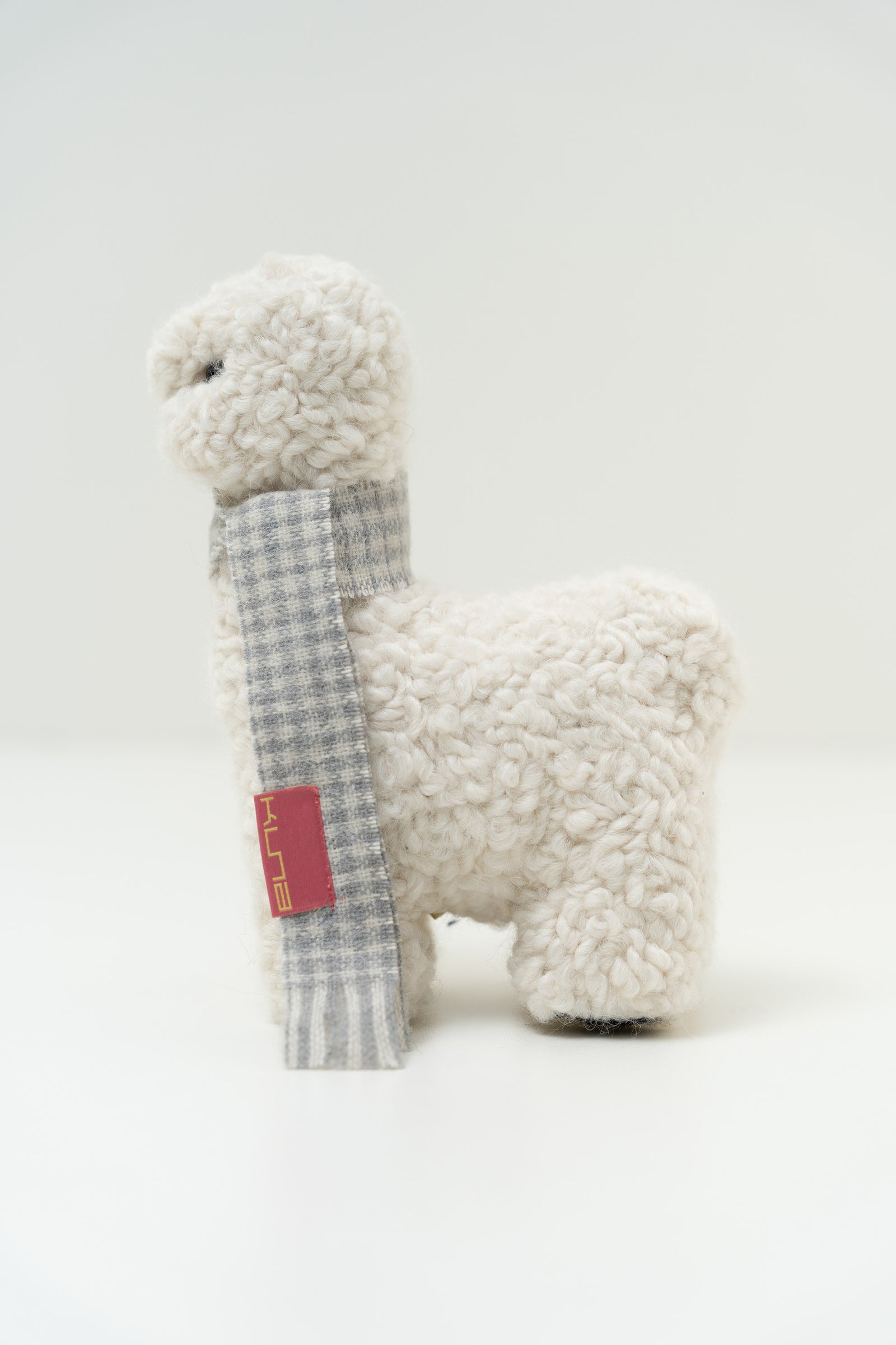 Peluche Qoni Grande De Baby Alpaca Color Blanco