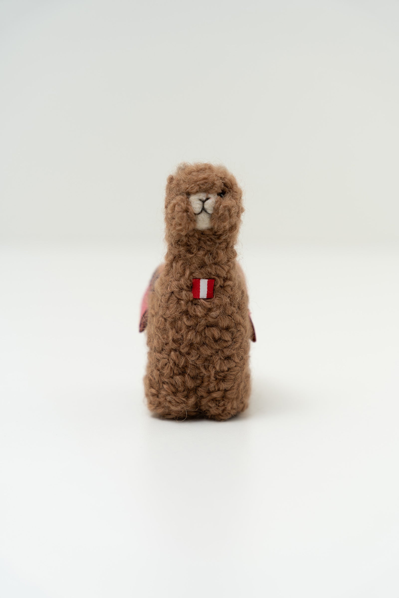 Qoni Medium Baby Alpaca Stuffed Animal, Brown