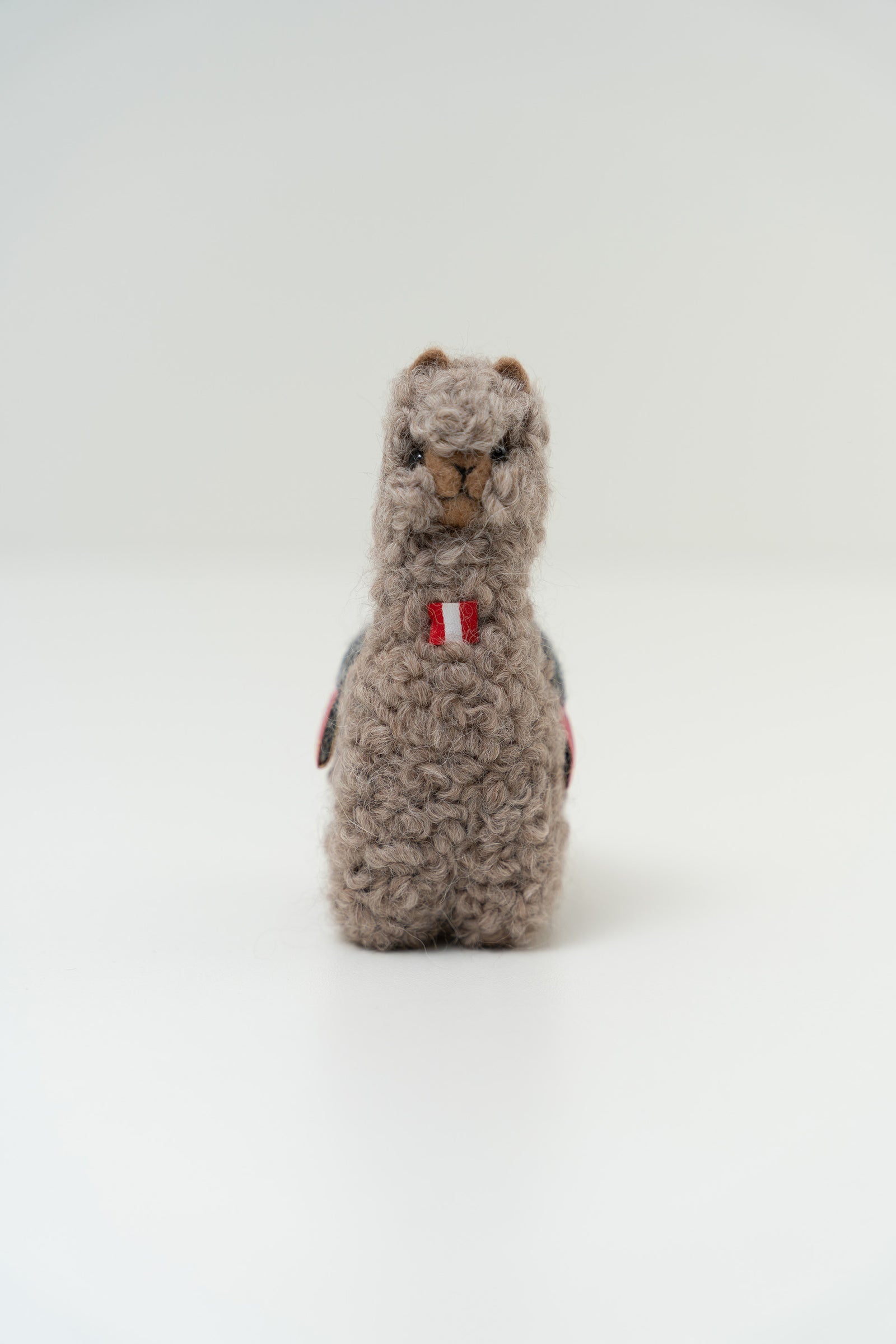 Peluche Qoni Mediana De Baby Alpaca Color Beige