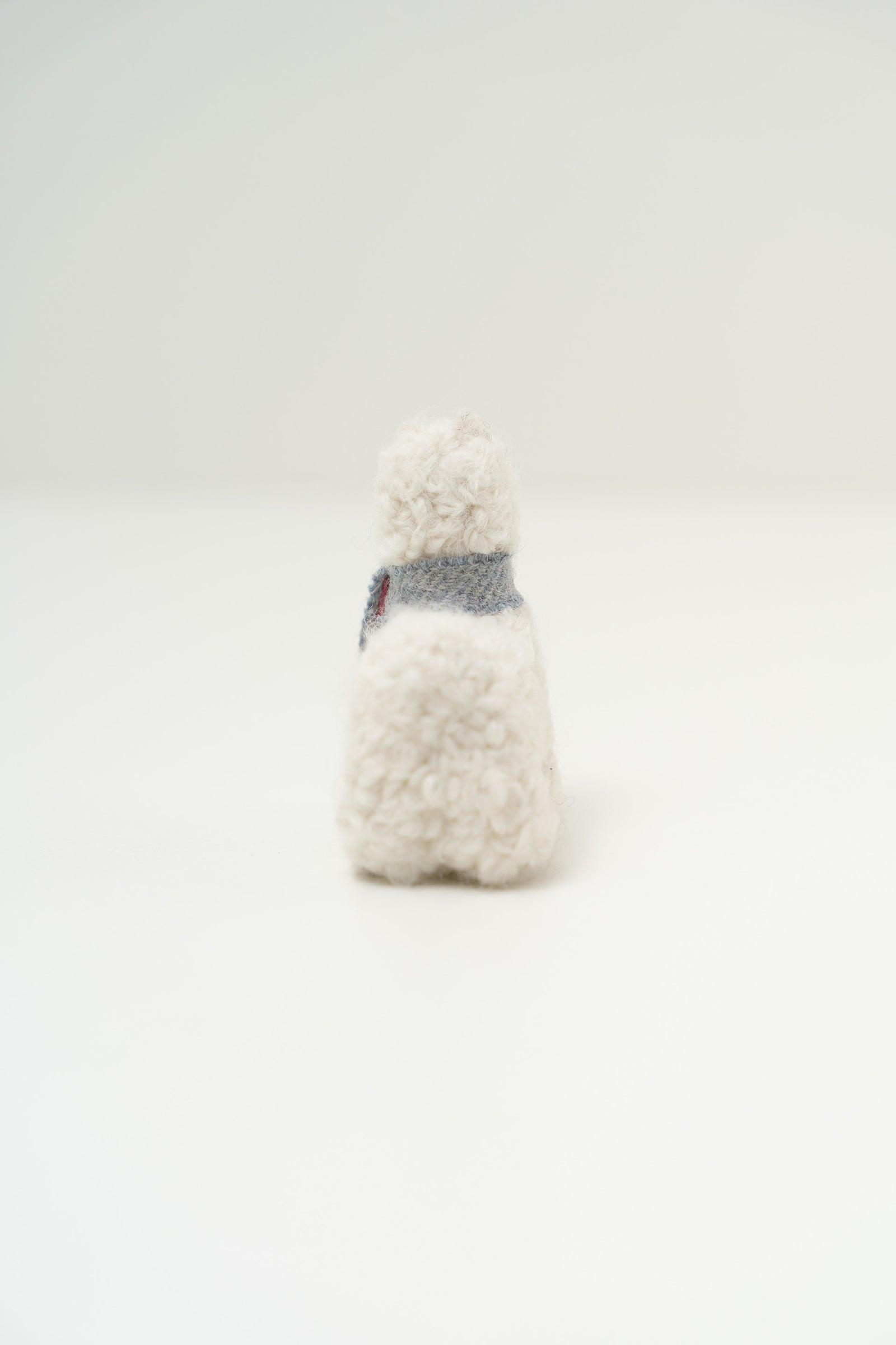Peluche Qoni Pequena De Baby Alpaca Color Blanco