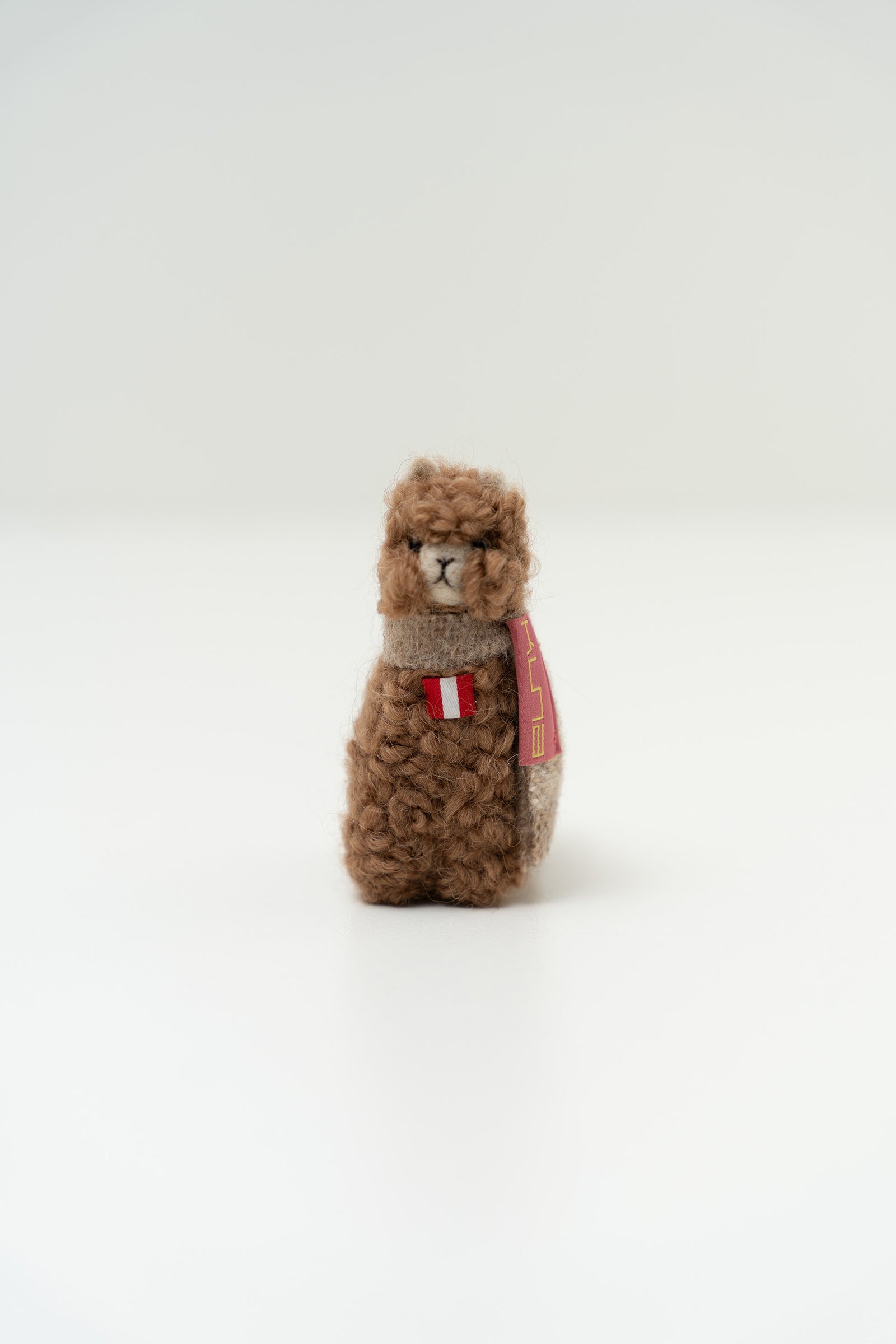 Small Brown Baby Alpaca Qoni Stuffed Animal