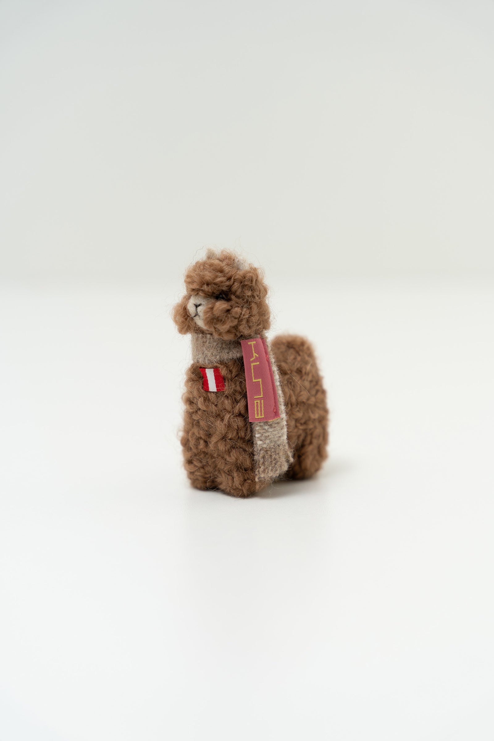 Small Brown Baby Alpaca Qoni Stuffed Animal