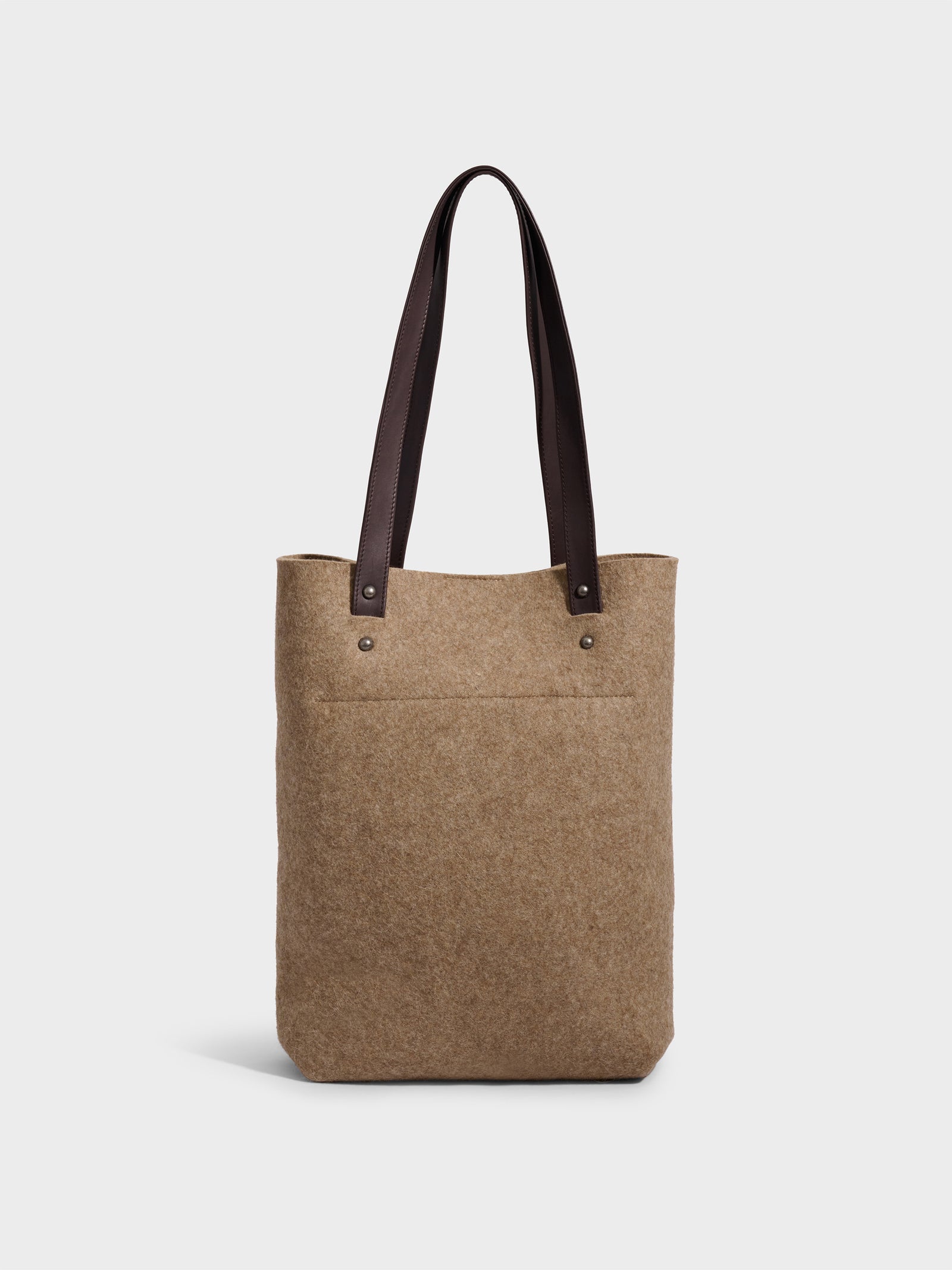 Raisin Brown Wool Wallet