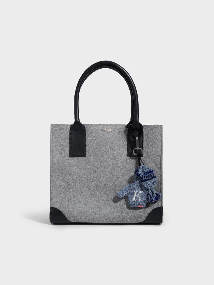 Cartera Ramona De Lana Color Negro