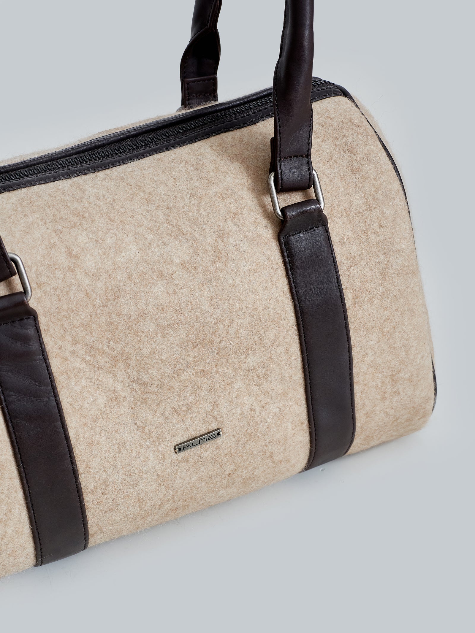 Cartera Wildcat De Lana Color Beige