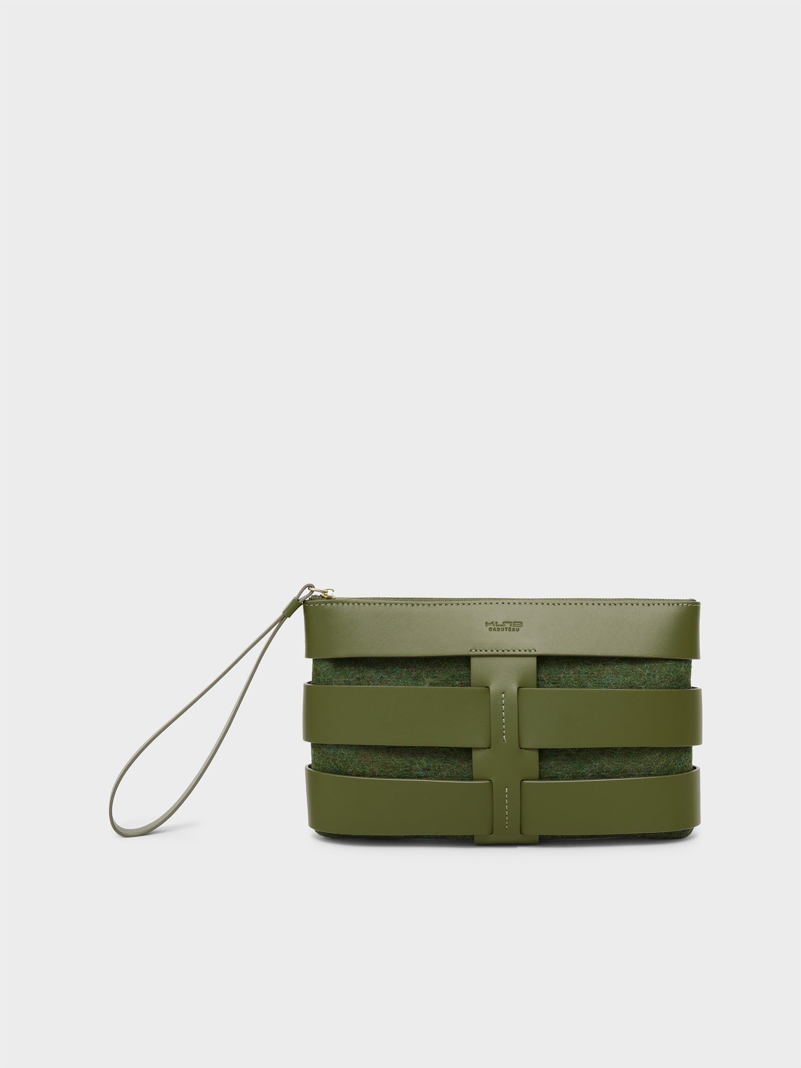 Cartera Chloe De Cuero Y Alpaca Color Verde