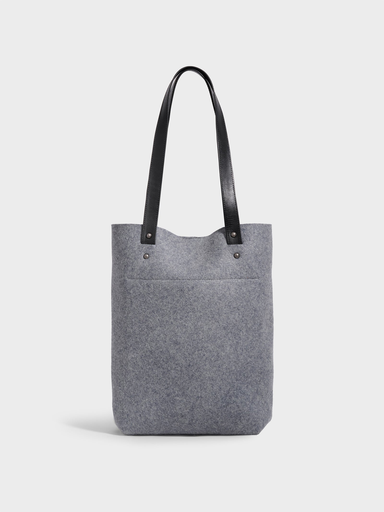 Cartera Raisin De Lana Color Gris