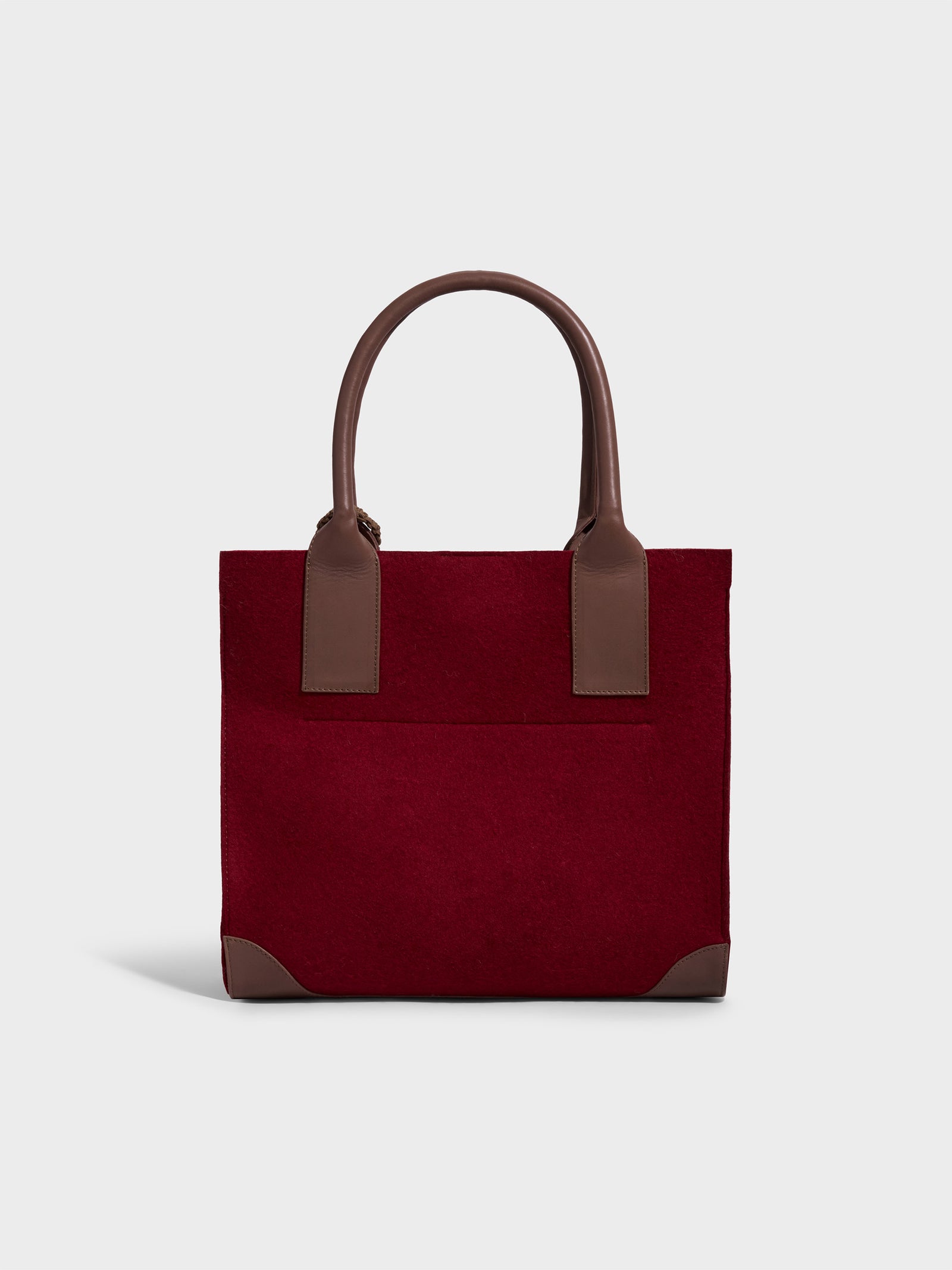 Red Wool Ramona Handbag