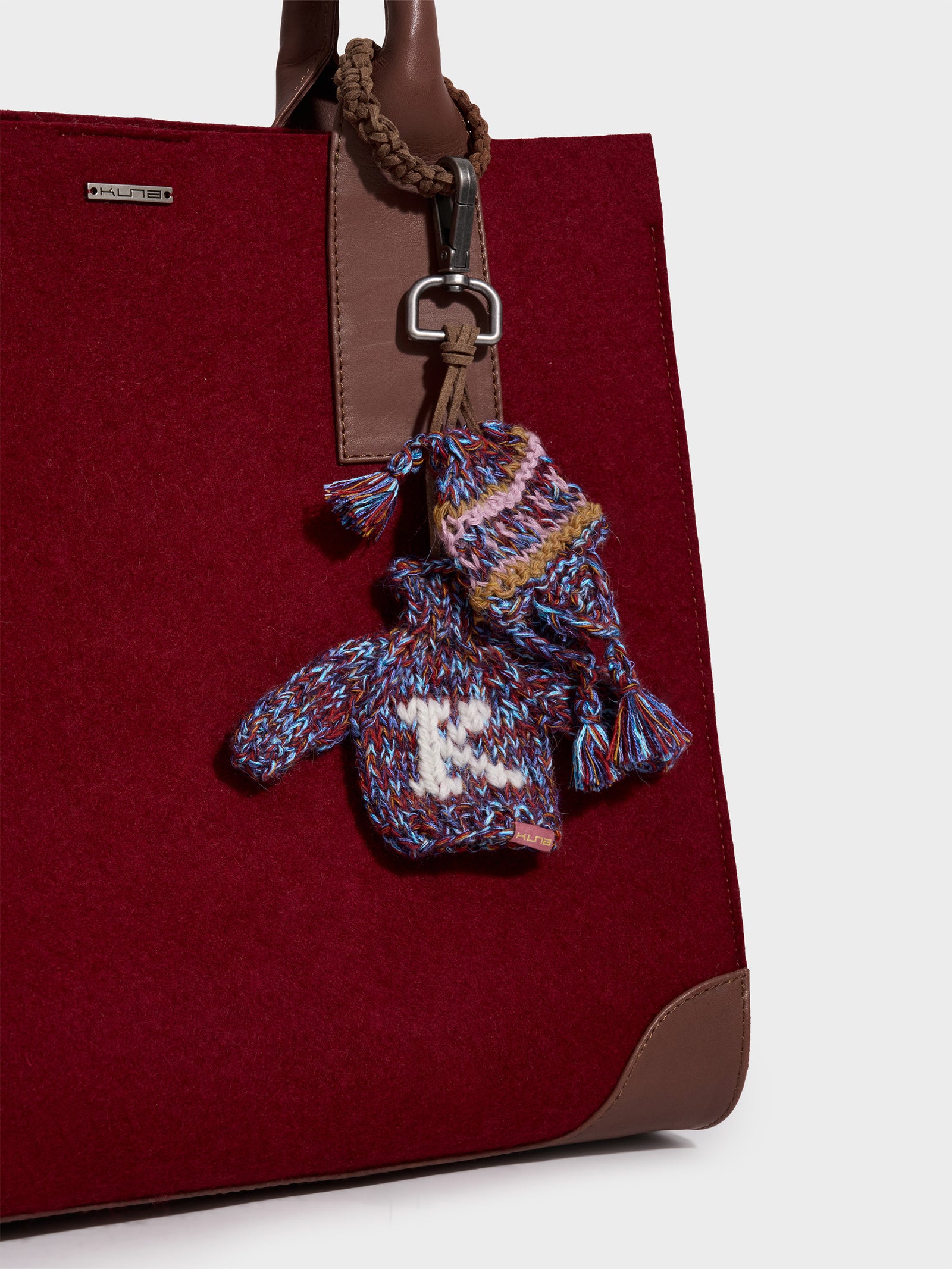 Red Wool Ramona Handbag