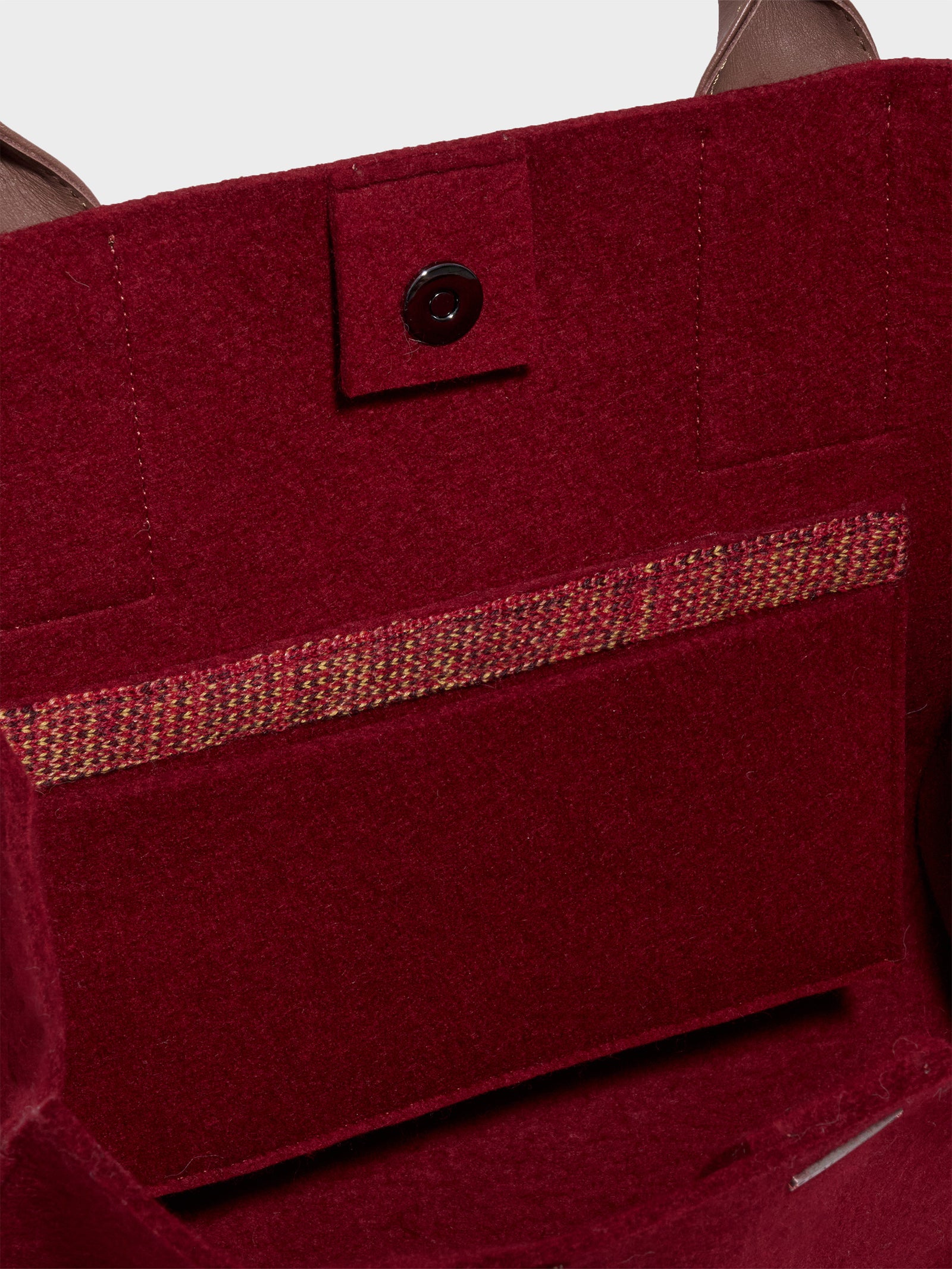 Red Wool Ramona Handbag