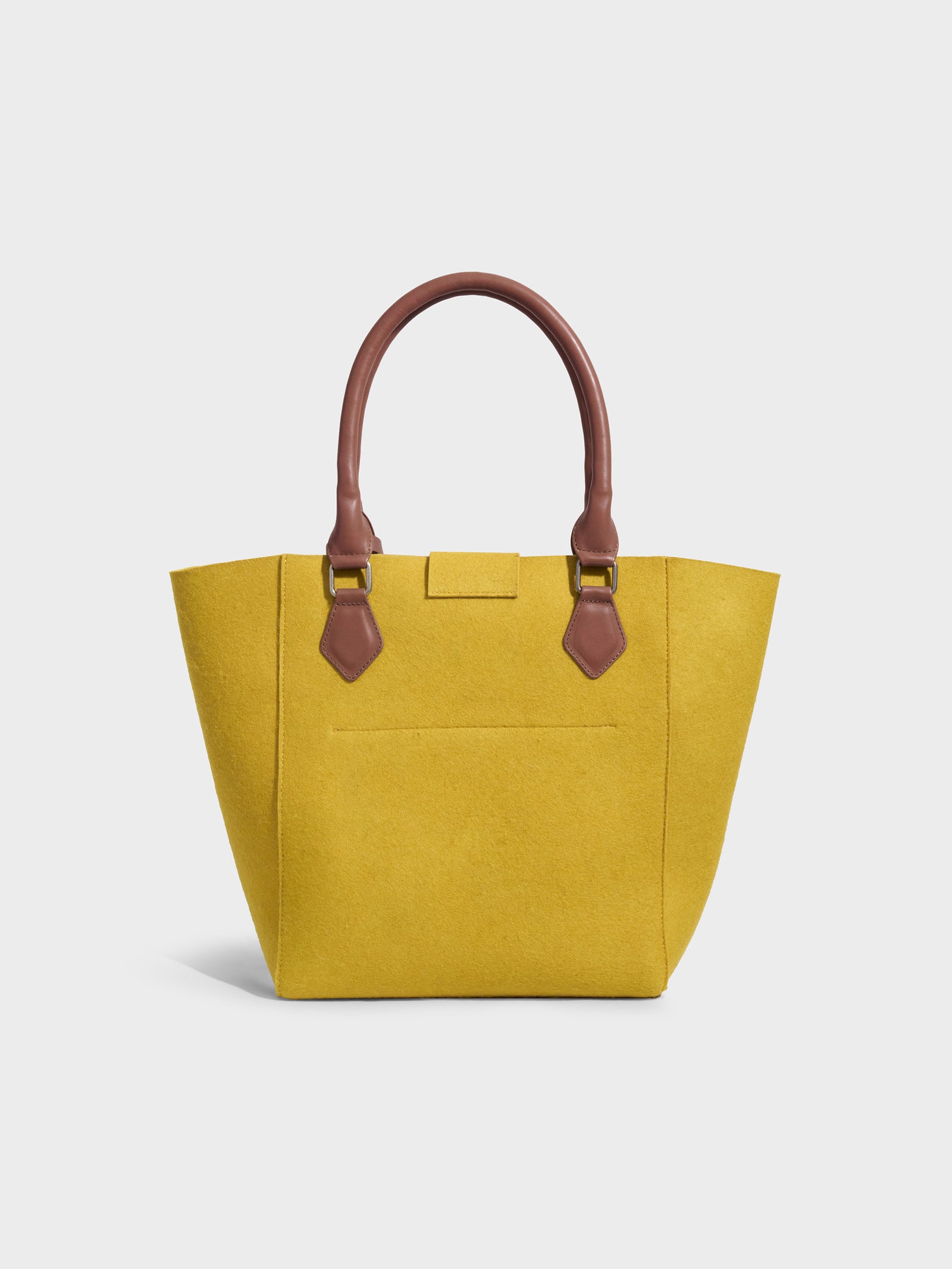 Cartera Randy De Lana Color Amarillo