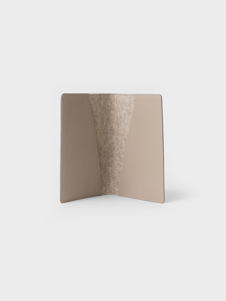 Portadocumentos Celia De Alpaca Color Beige