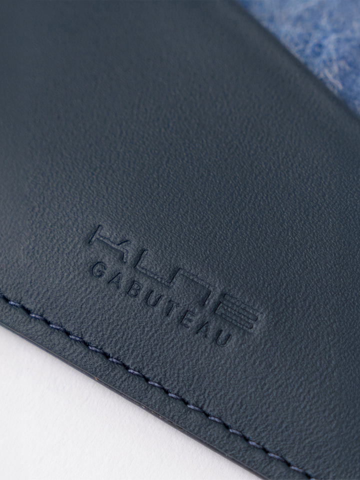 Portadocumentos Cora De Alpaca Color Celeste