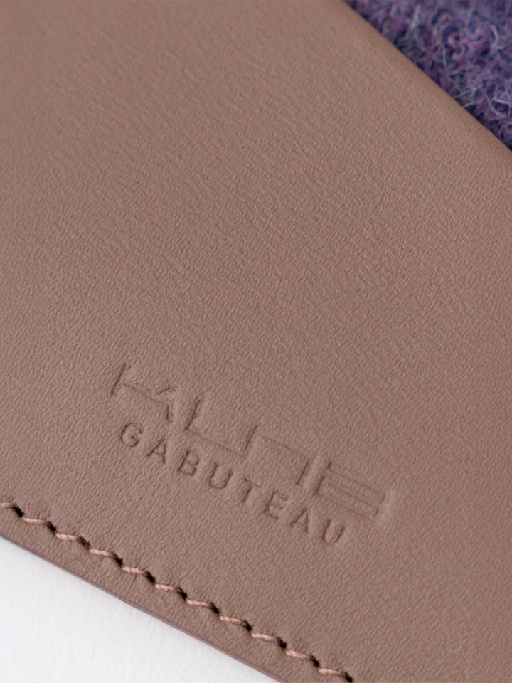 Portadocumentos Cora De Alpaca Color Morado