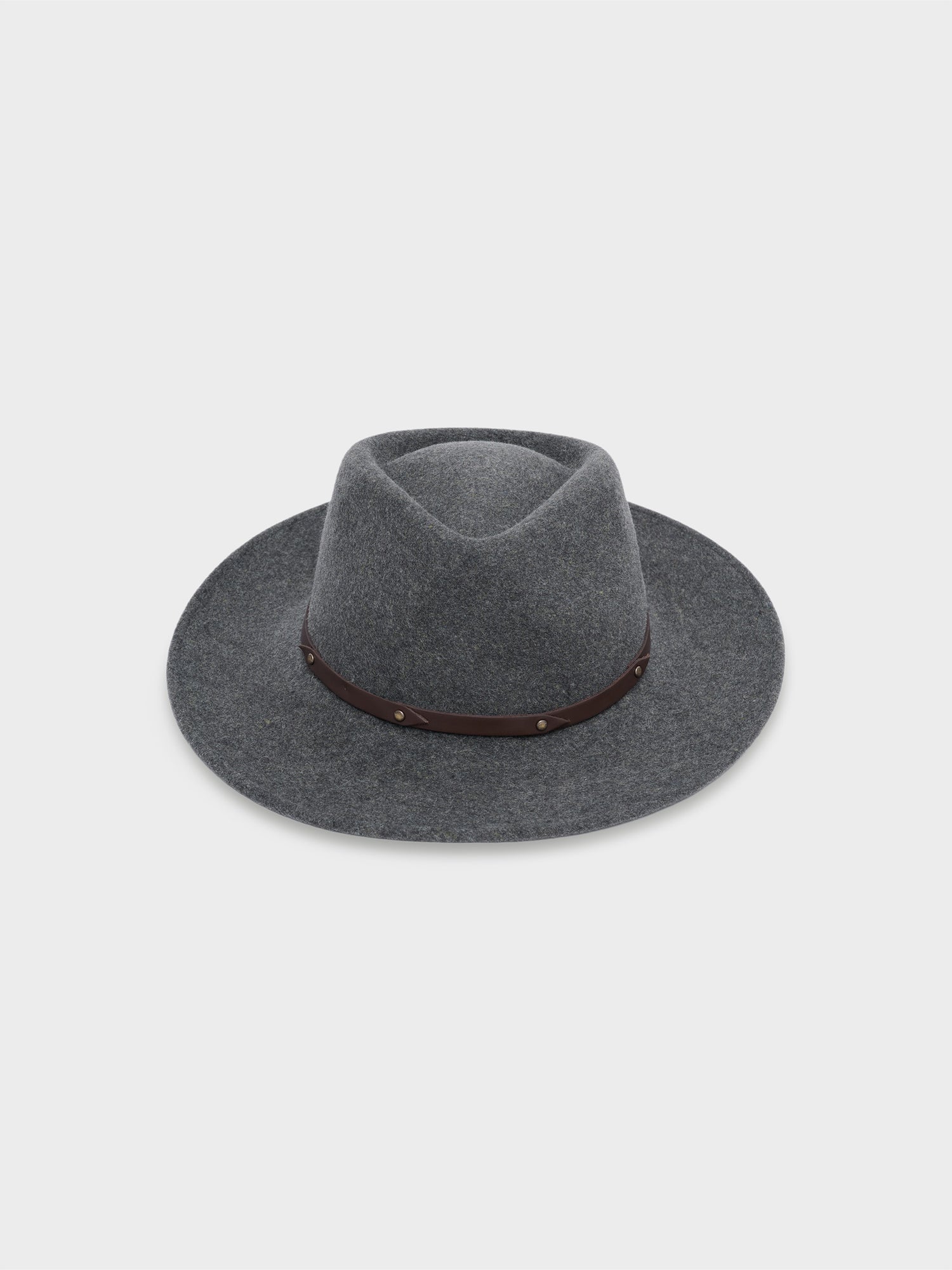 Sombrero Patriot De Lana Color Gris