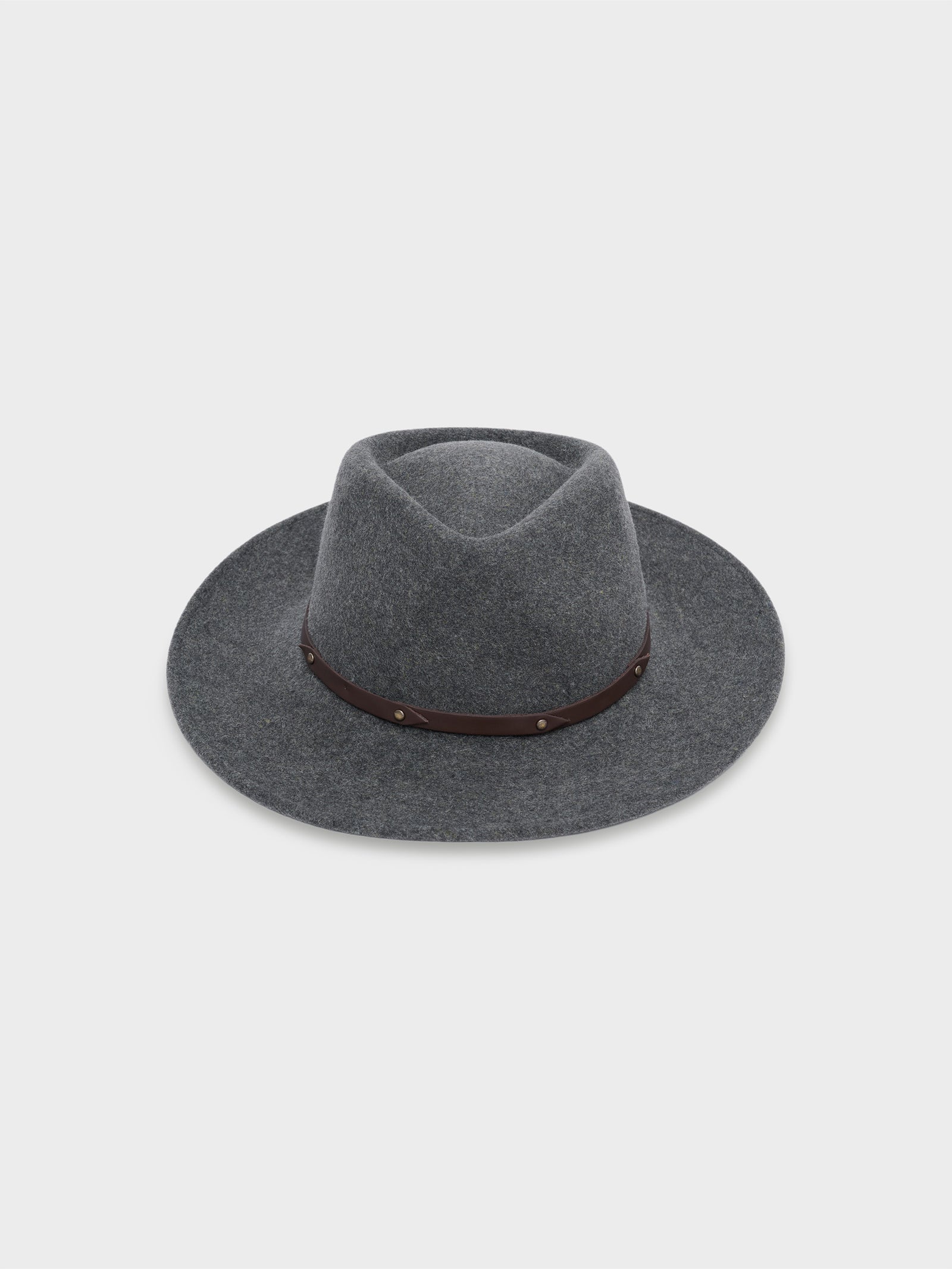 Sombrero Patriot De Lana Color Gris