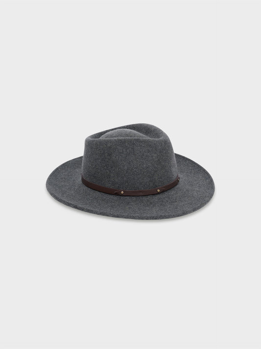 Sombrero Patriot De Lana Color Gris