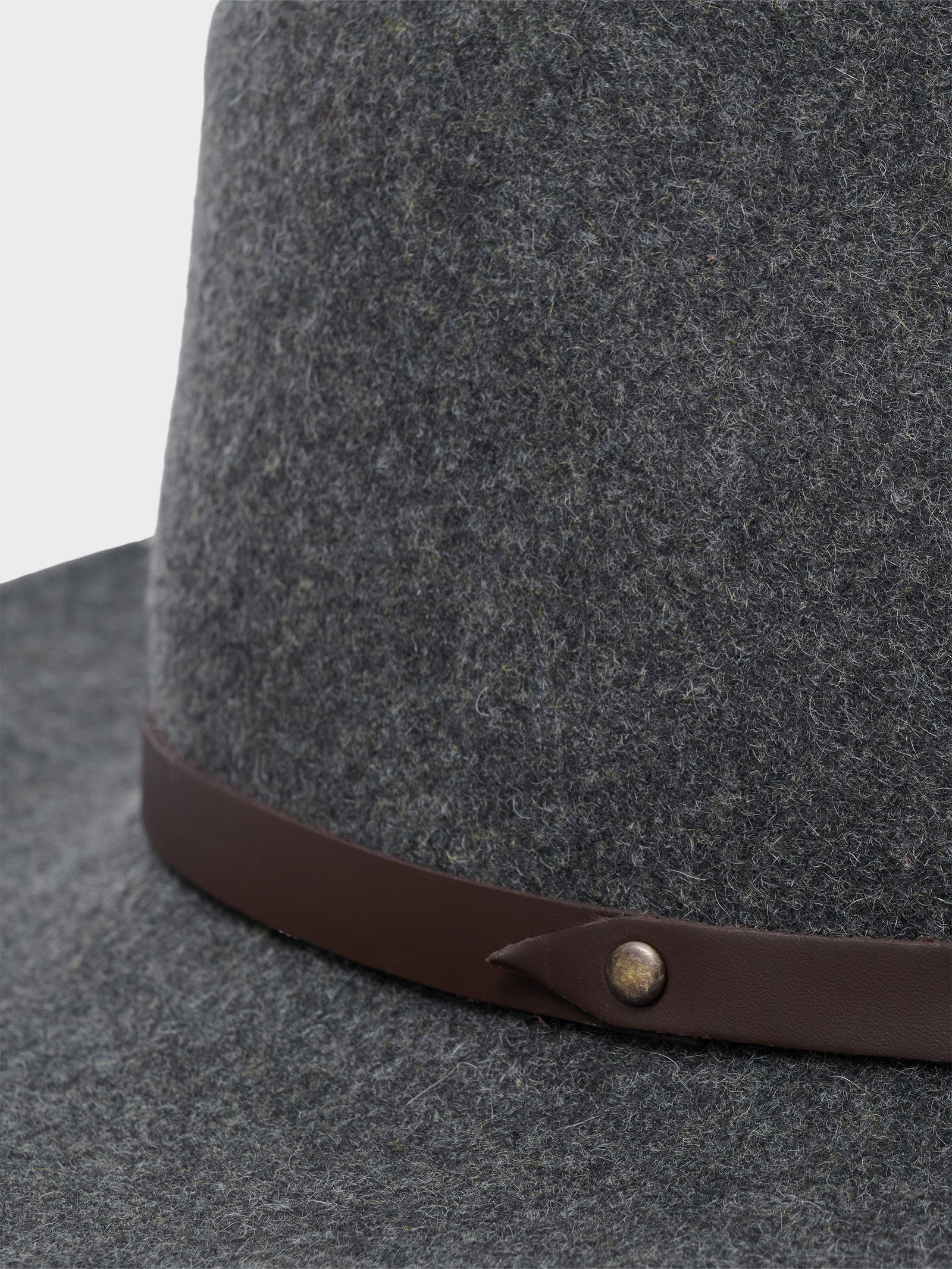 Sombrero Patriot De Lana Color Gris