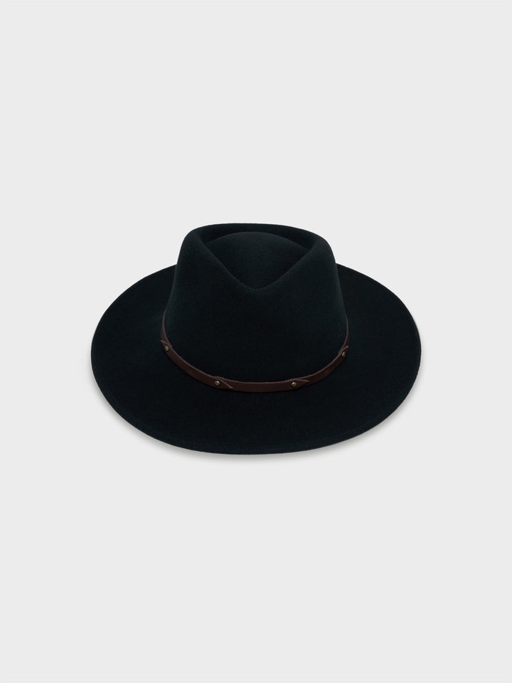 Sombrero Patriot De Lana Color Negro