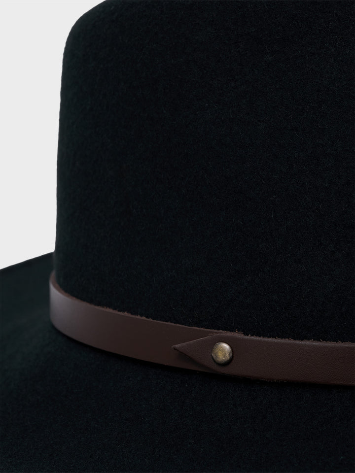 Sombrero Patriot De Lana Color Negro