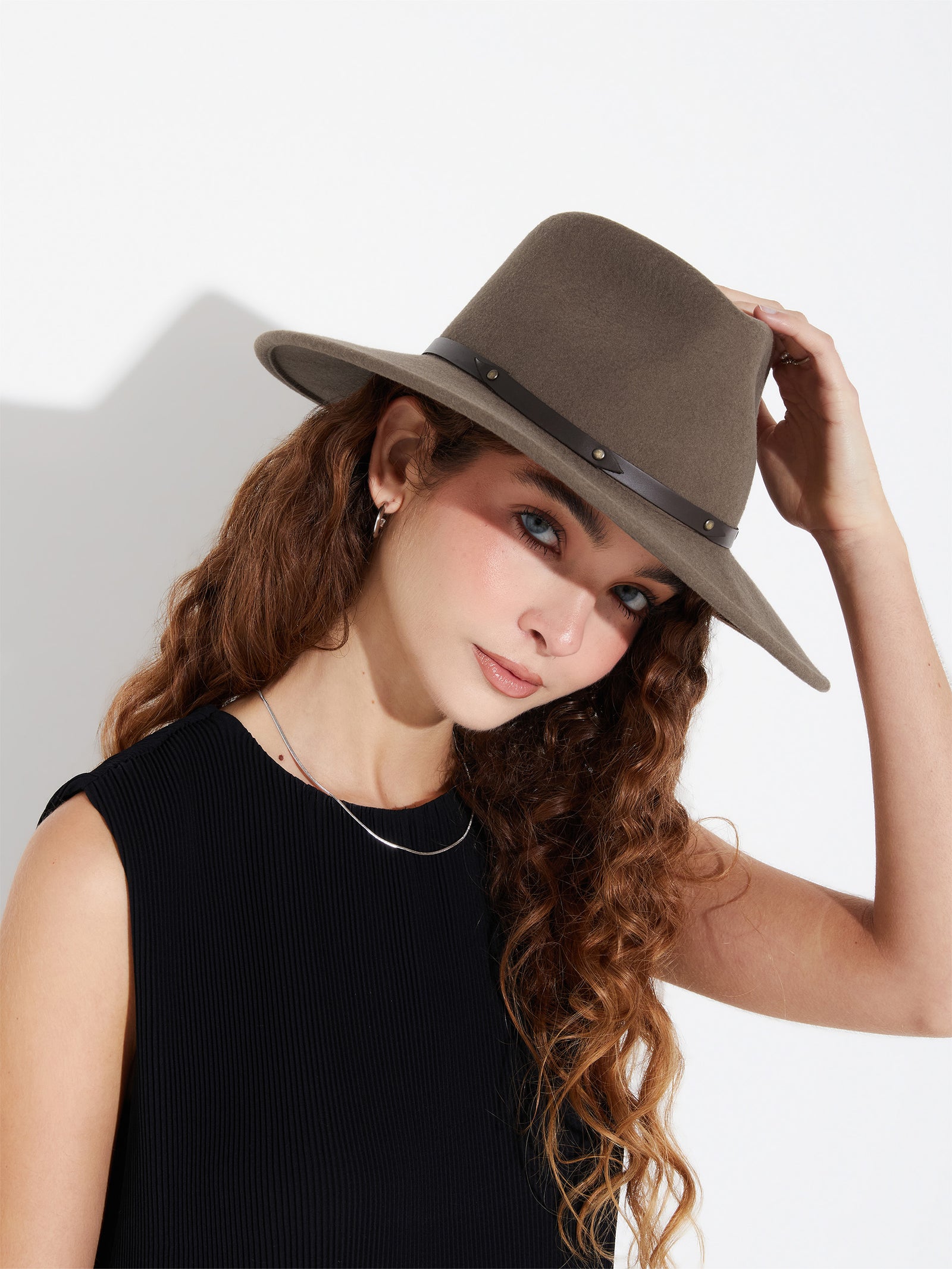 Sombrero Servane De Lana Color Camel