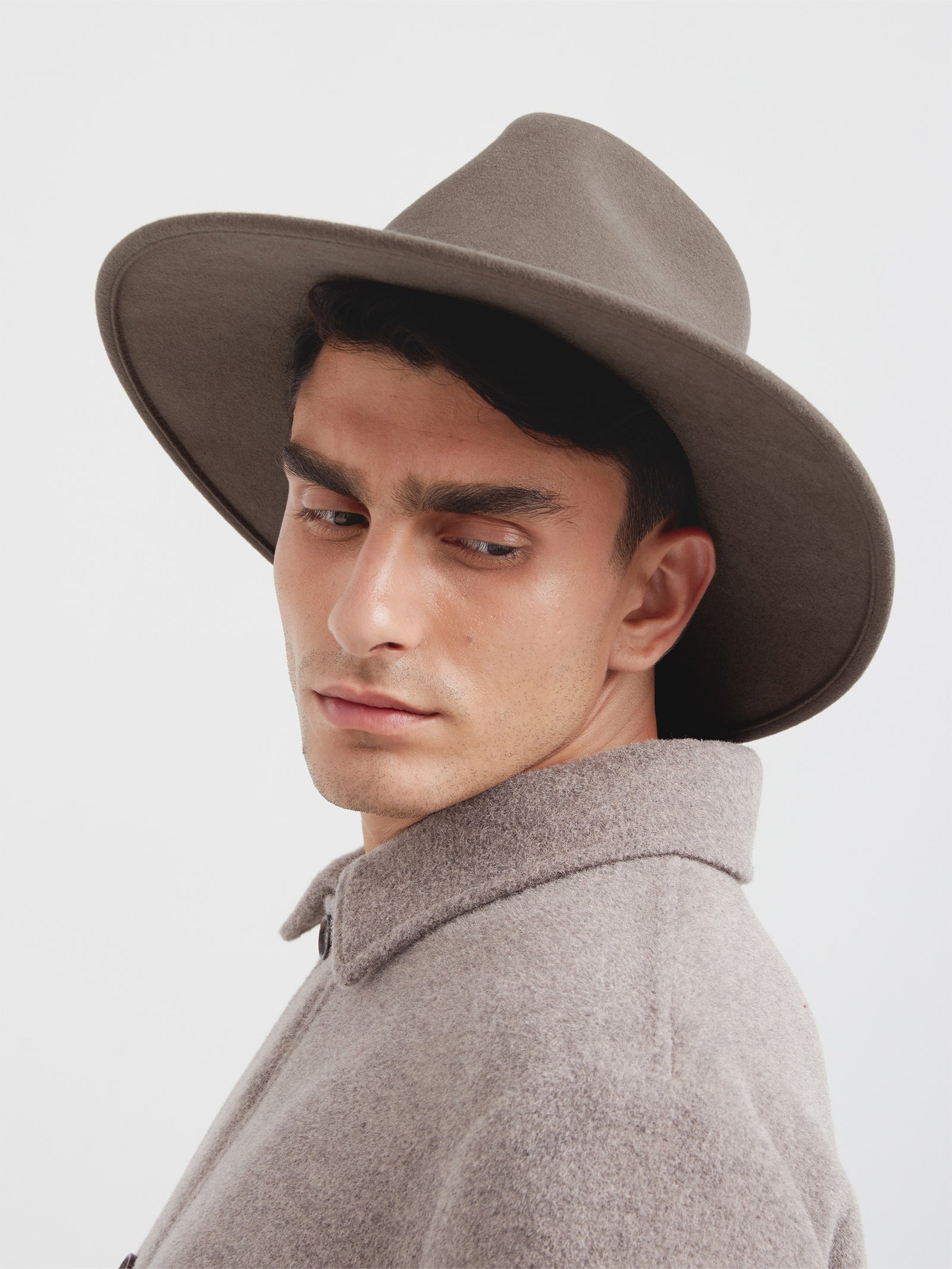 Sombrero Servane De Lana Color Camel