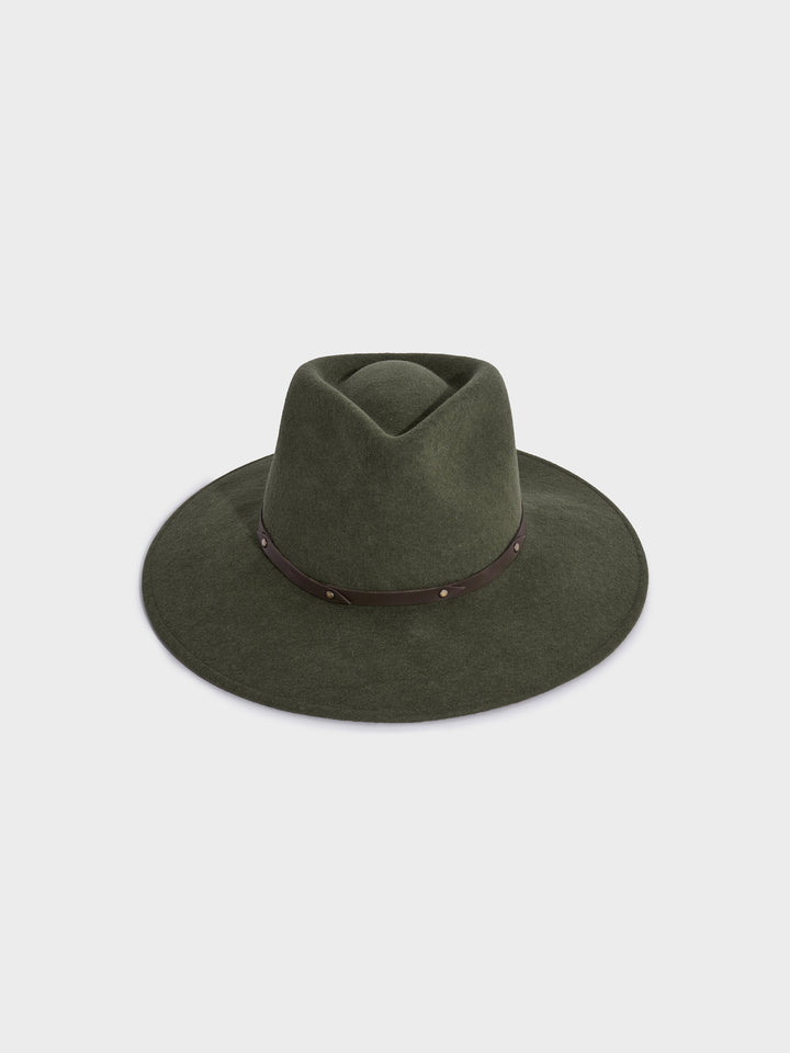 Sombrero Servane De Lana Color Verde