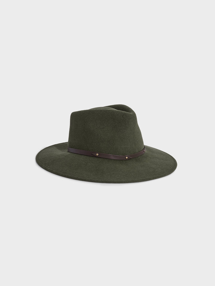 Sombrero Servane De Lana Color Verde
