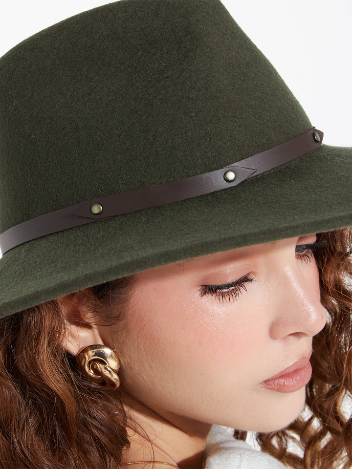 Sombrero Servane De Lana Color Verde