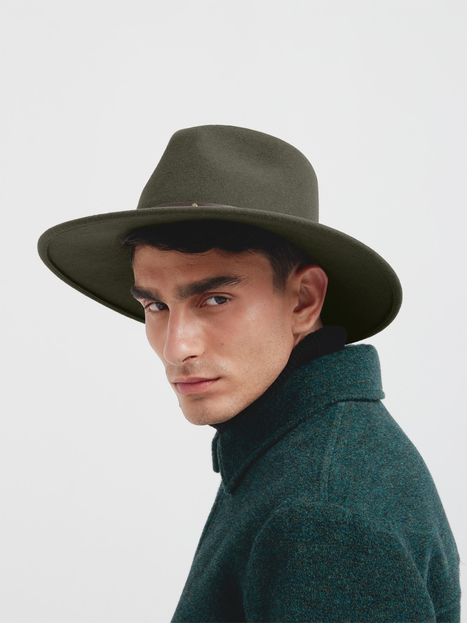 Sombrero Servane De Lana Color Verde