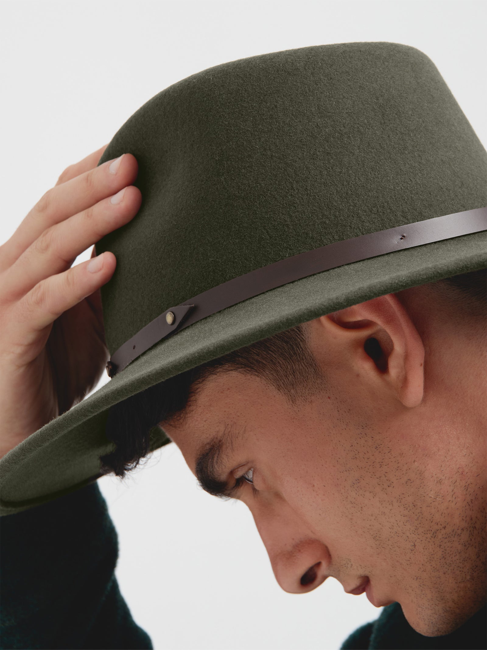 Sombrero Servane De Lana Color Verde