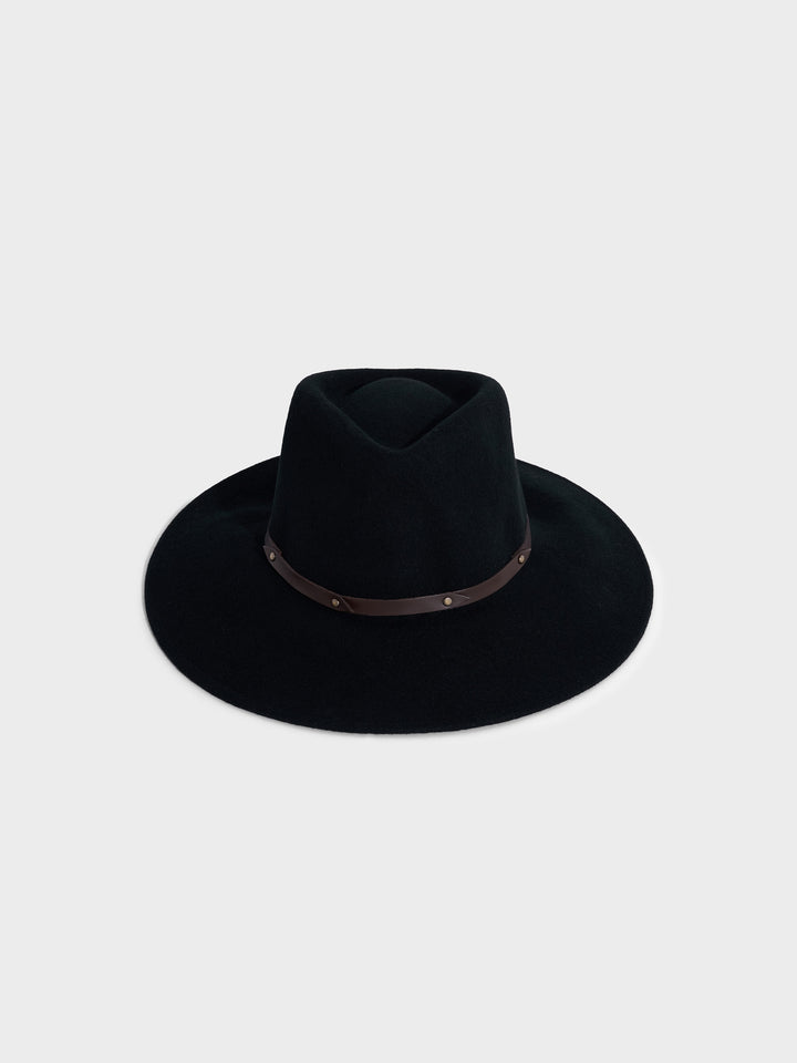 Sombrero Servane De Lana Color Negro