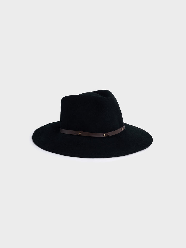 Sombrero Servane De Lana Color Negro