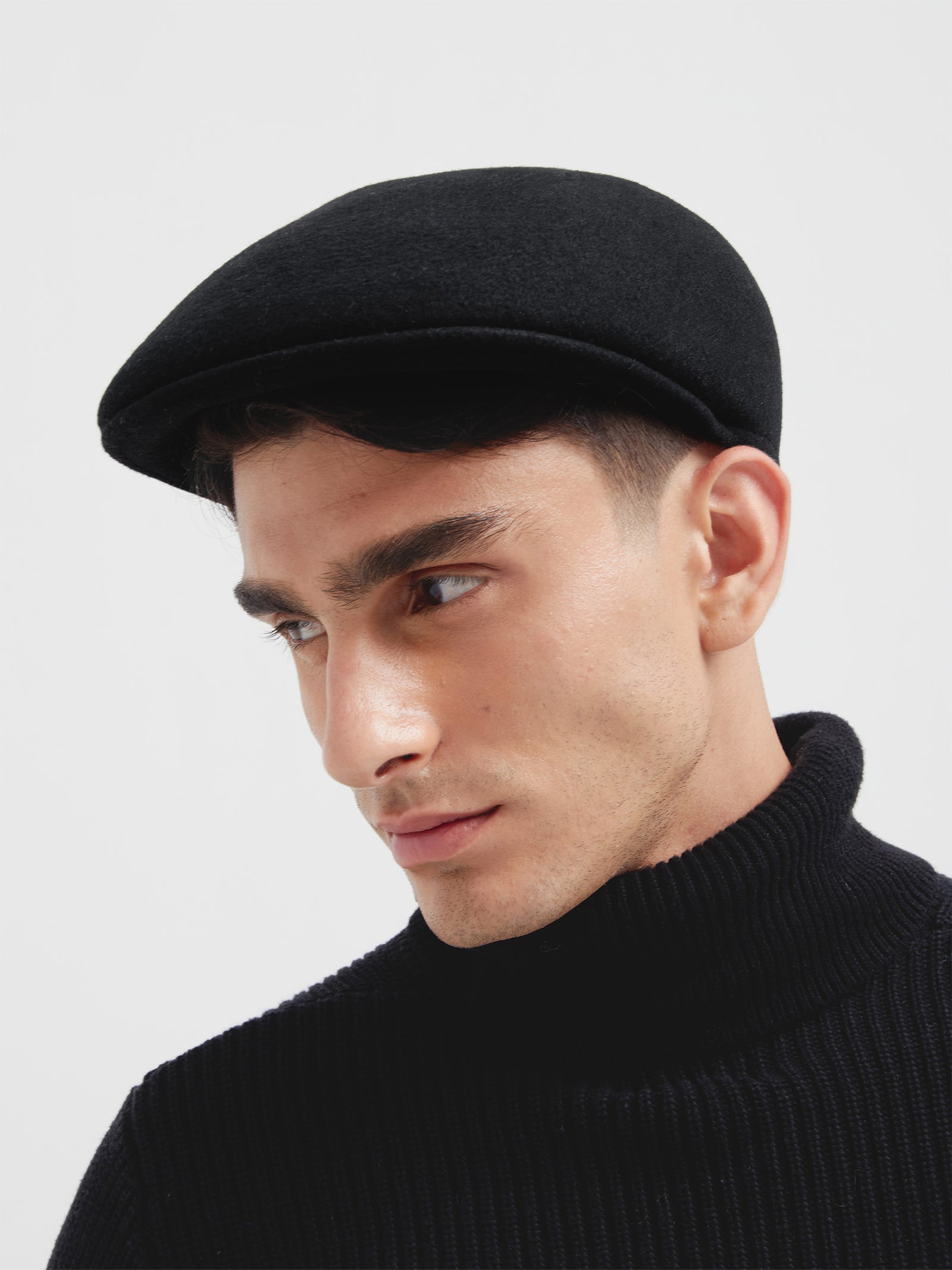 Siam Black Wool Hat