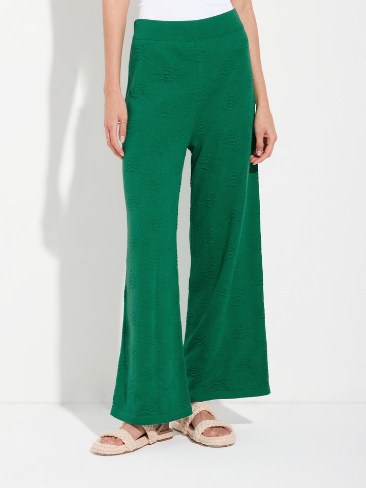 Zabeth Green Cotton Pants