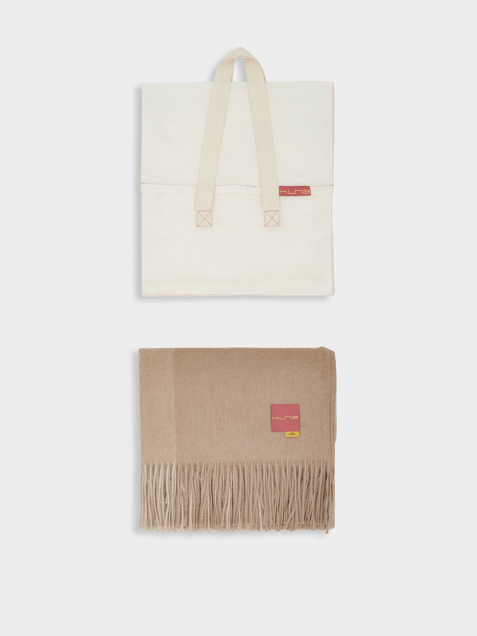Manta Y27 De Baby Alpaca Color Beige