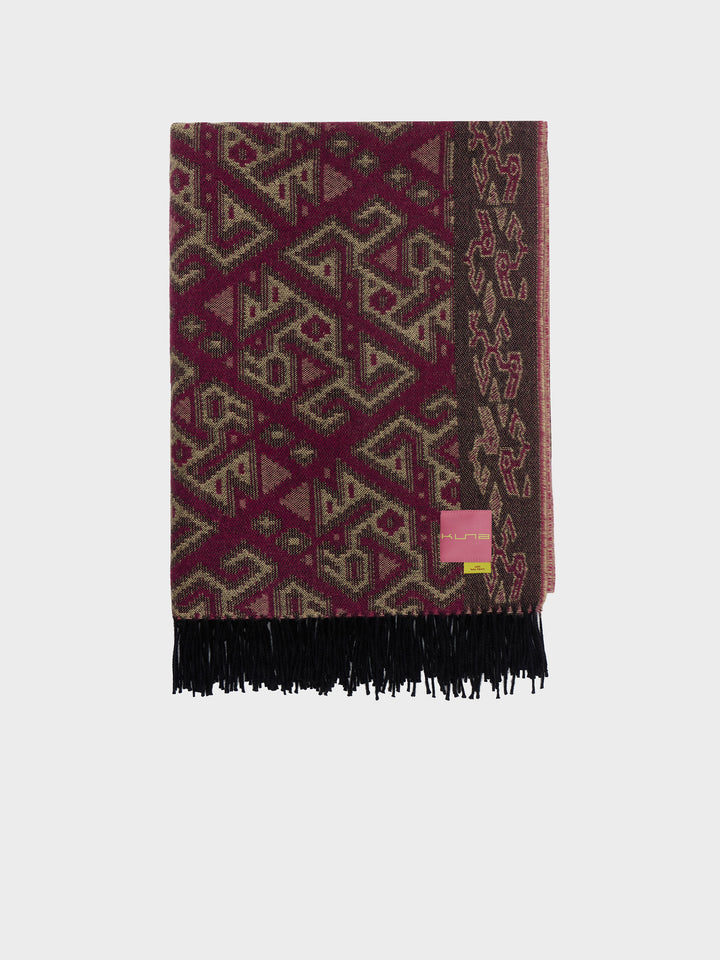 Chincha Blanket - 2 Baby Alpaca Red