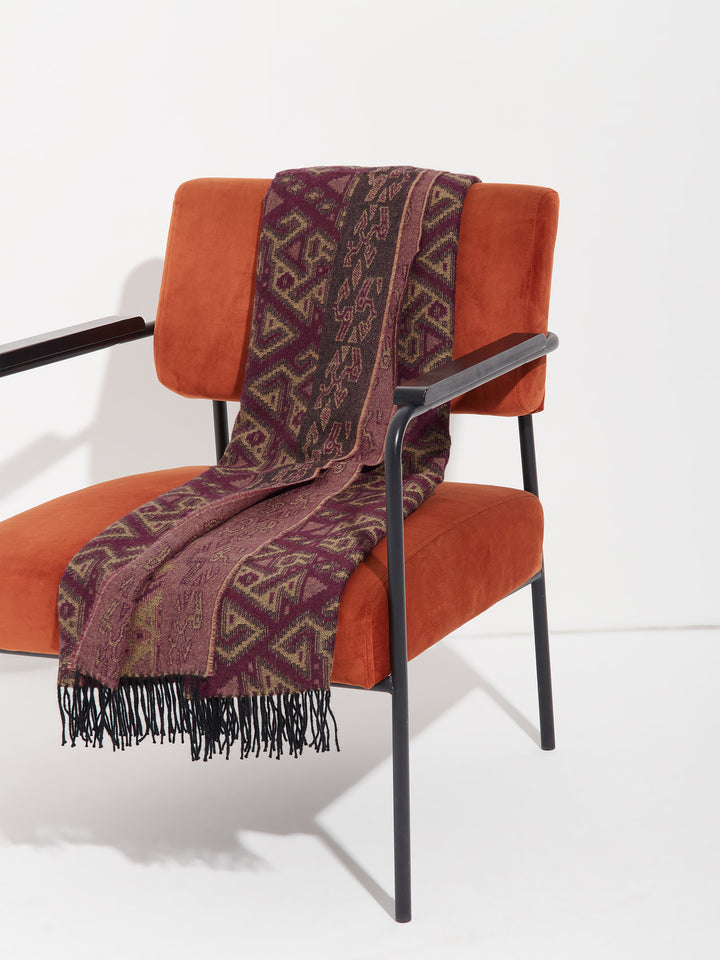 Chincha Blanket - 2 Baby Alpaca Red