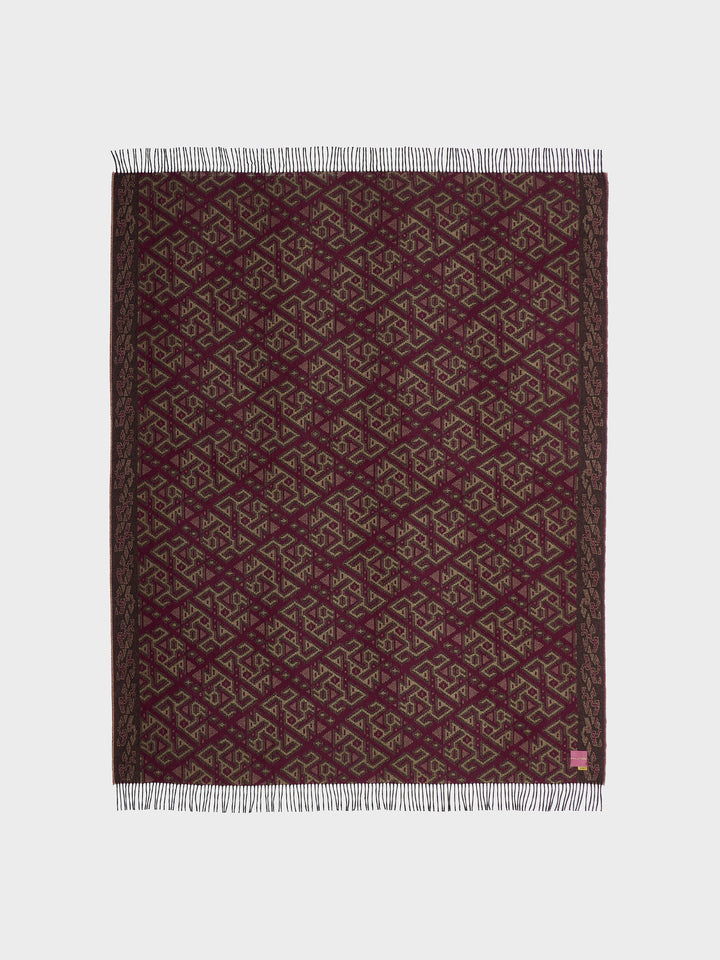 Chincha Blanket - 2 Baby Alpaca Red