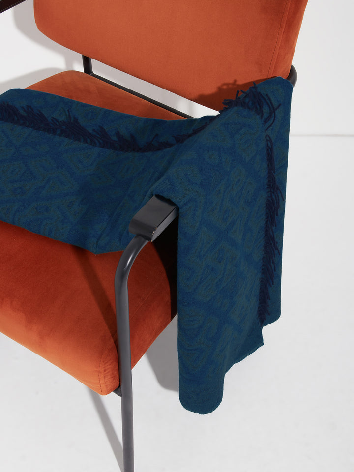 Chincha Blanket - 2 Baby Alpaca Blue
