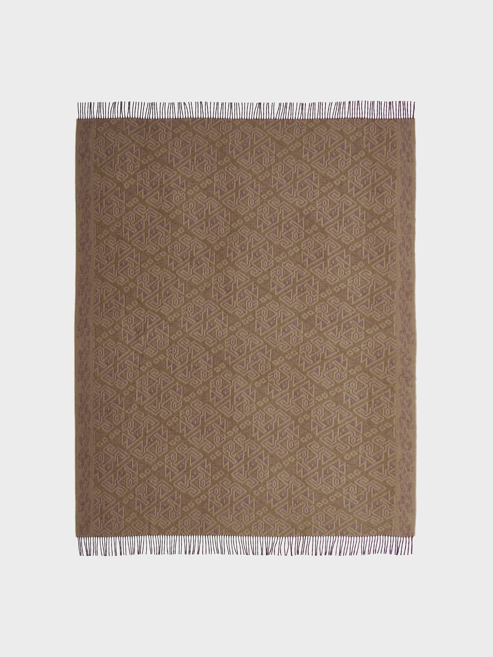 Manta Chincha - 2 De Baby Alpaca Color Guinda